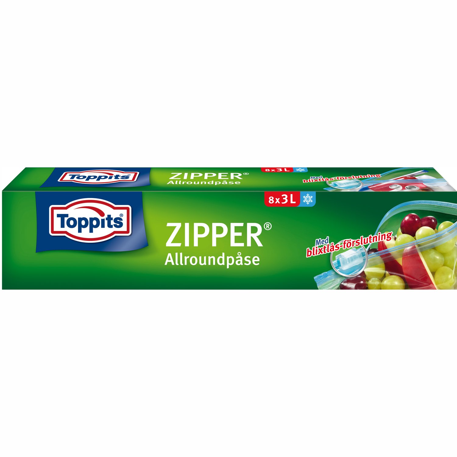 Läs mer om Toppits ZIPPER 3L 12st DFP
