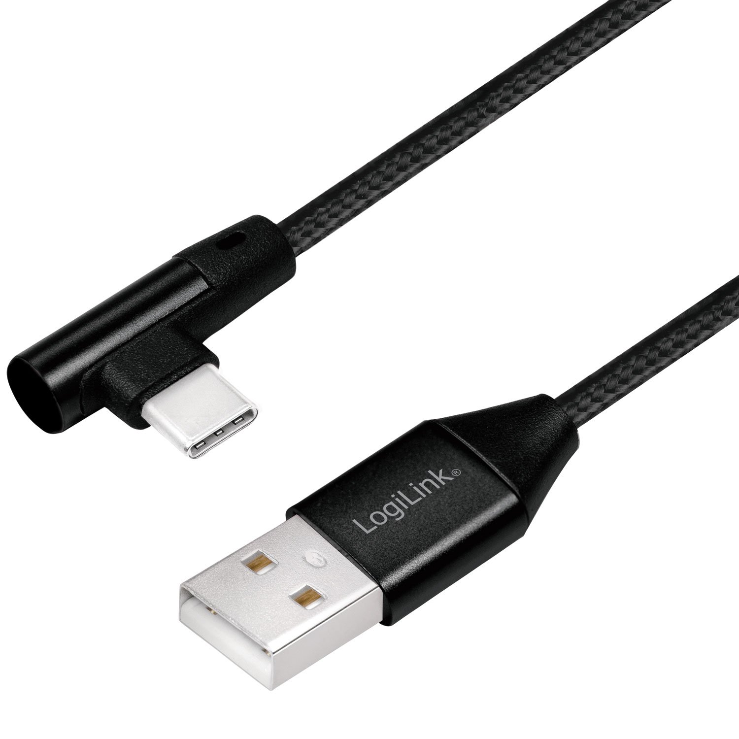 Läs mer om LogiLink Vinklad USB-C-kabel USB 2.0 Max 3A 0,3m