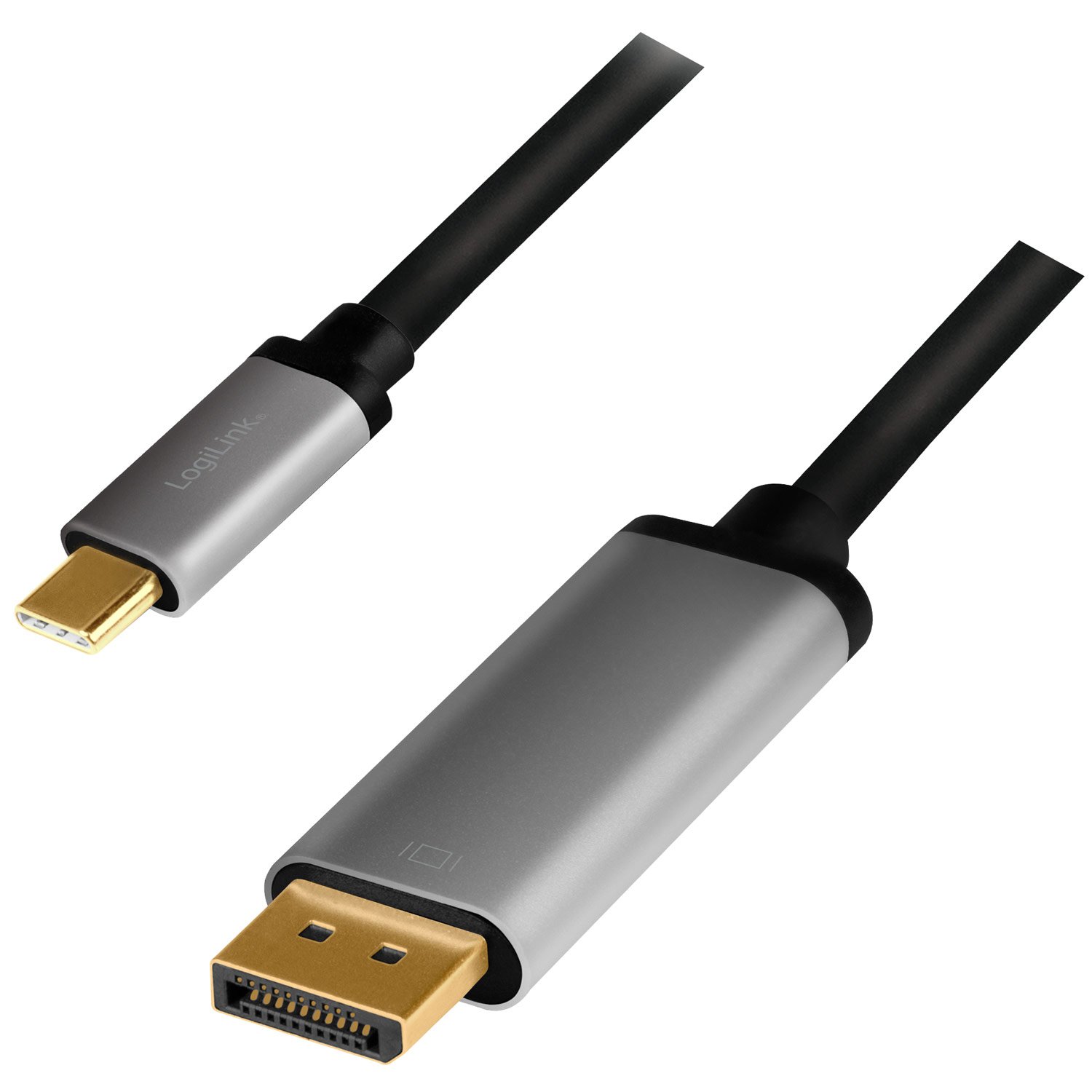 Läs mer om LogiLink USB-C - DisplayPort 4K/60Hz Aluminium 1,8m