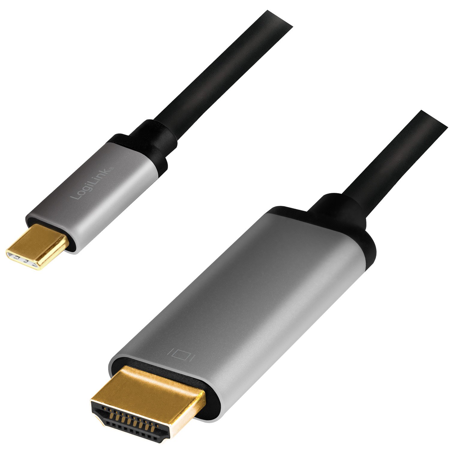 Läs mer om LogiLink USB-C - HDMI 4K/60Hz Aluminium 1,8m