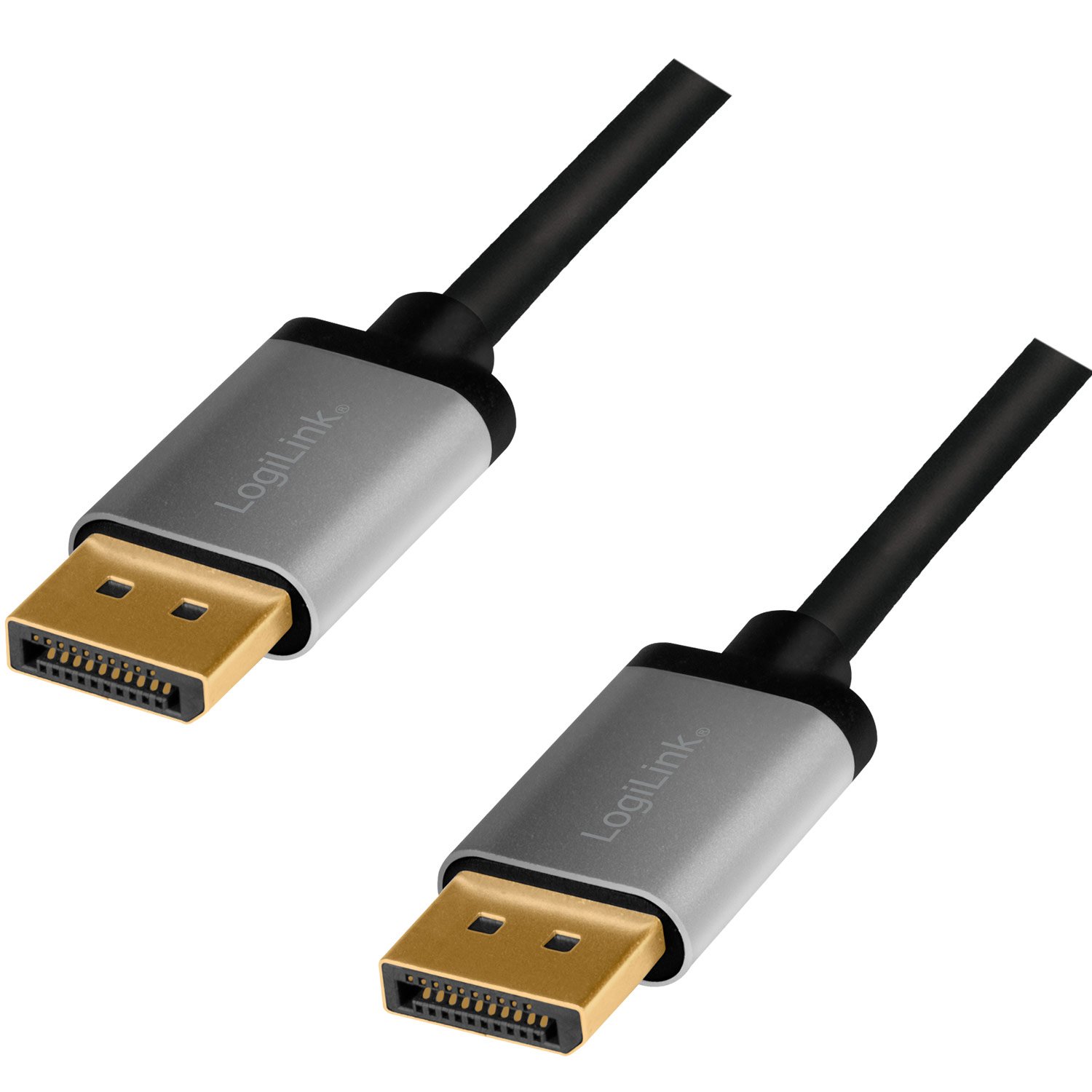 LogiLink DisplayPort-kabel 4K/60Hz Aluminium 2m
