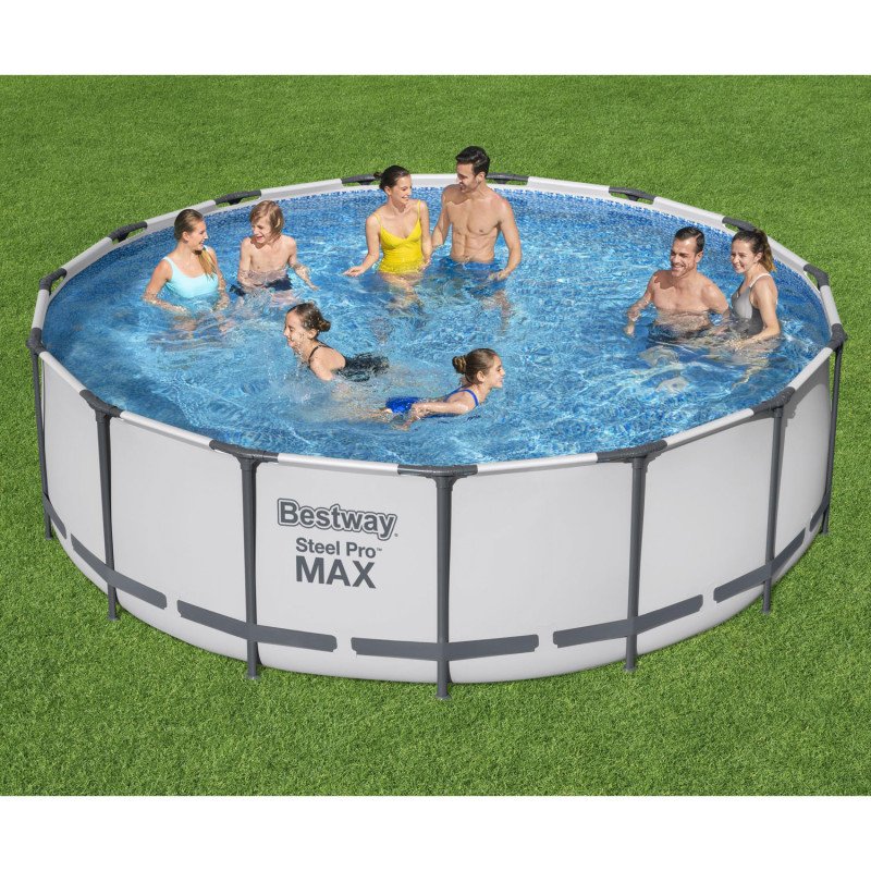 Bestway Swimming Pool Bestway 15FT Steel Pro Max Round Ground 457x122cm ACCESSORIES!! 6942138982657 