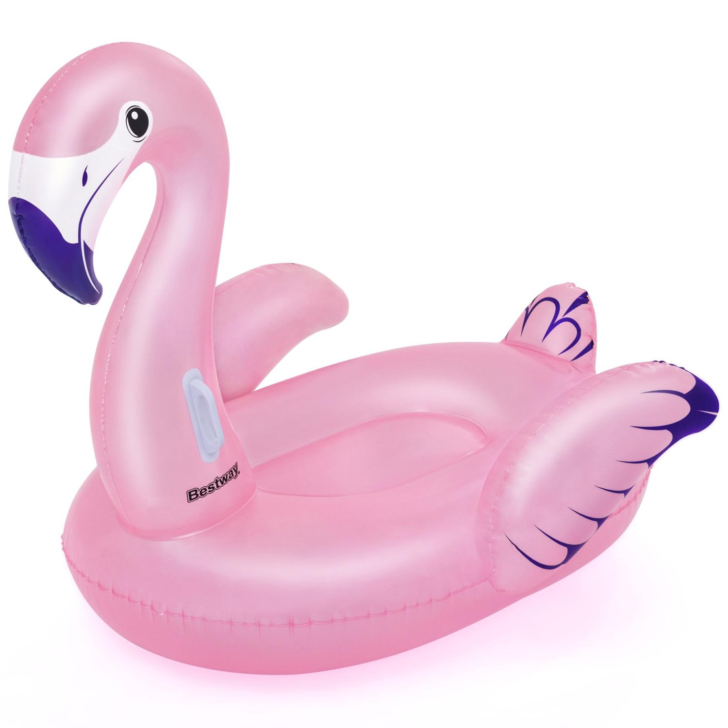 Läs mer om Bestway Badmadrass 1.53m x 1.43m Luxury Flamingo