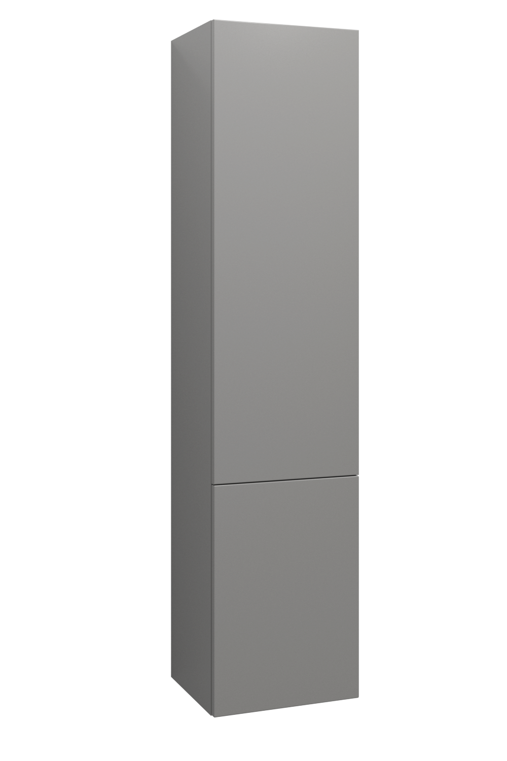 Läs mer om Ballingslöv Högskåp Med 2 luckor 40 cm - Mörkgrå Vänster