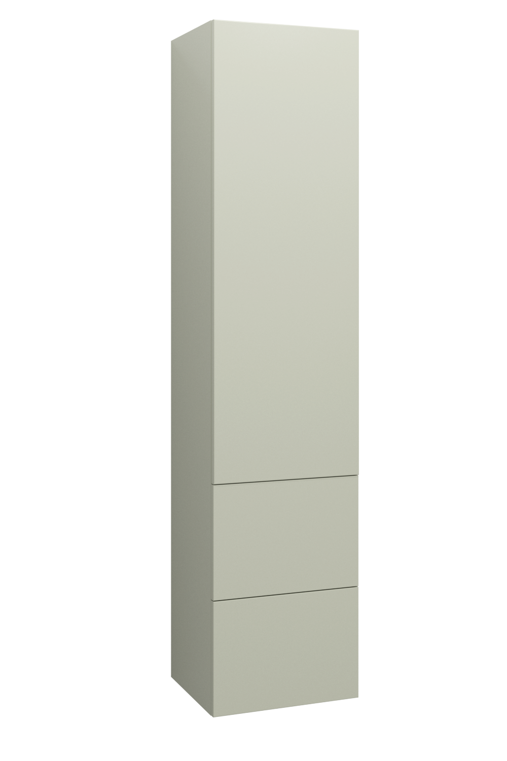 Läs mer om Ballingslöv Högskåp Med 1 Dörr och 2 Lådor 40 cm - Lindblomsgrön Vänster