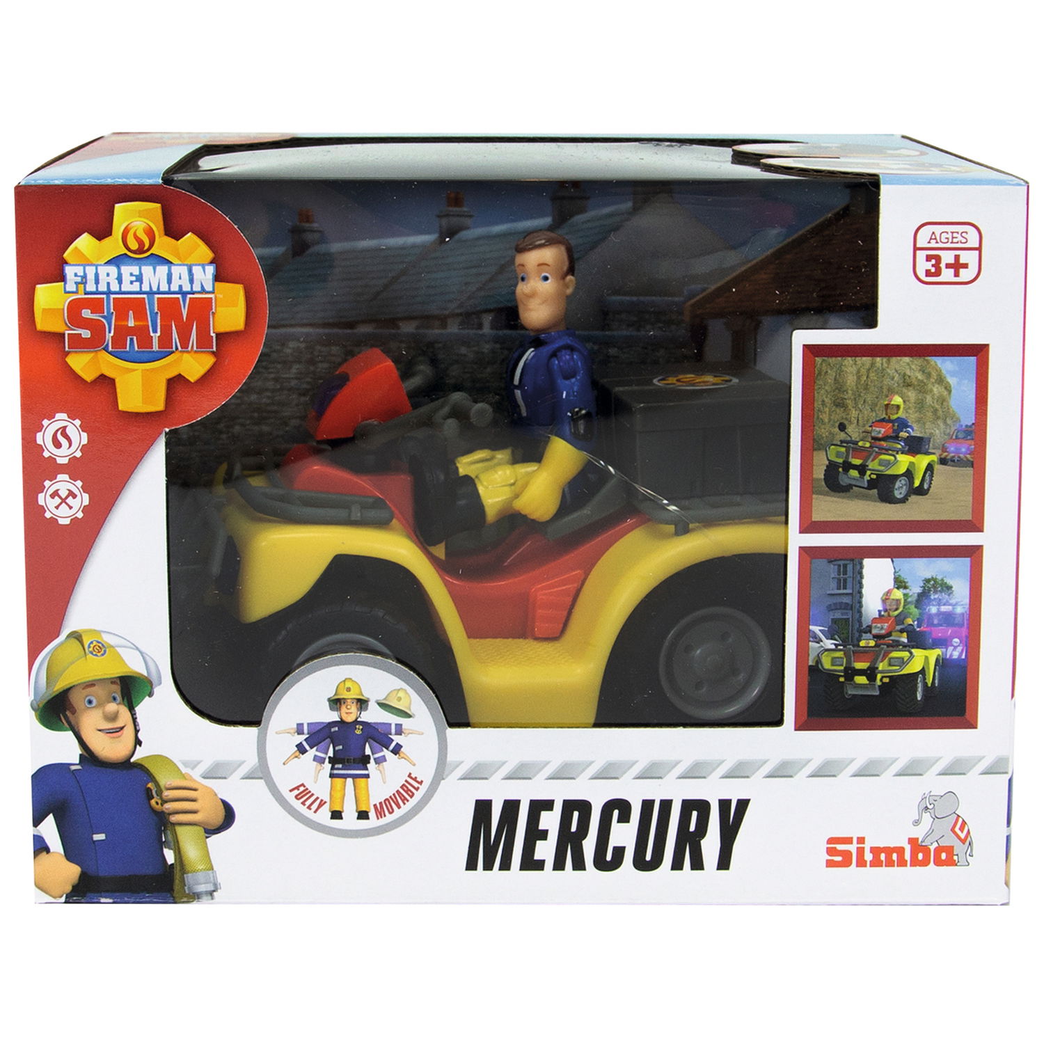 Läs mer om Simba Toys Brandman Sam Fyrhjulingen Mercury