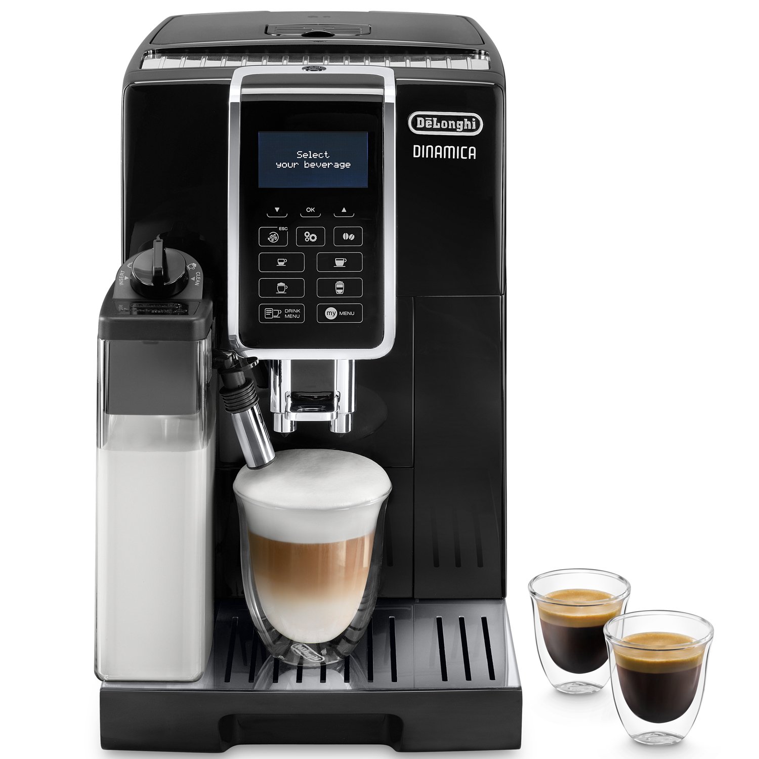 Läs mer om Delonghi Helautomatisk Espressomaskin ECAM350.55.B