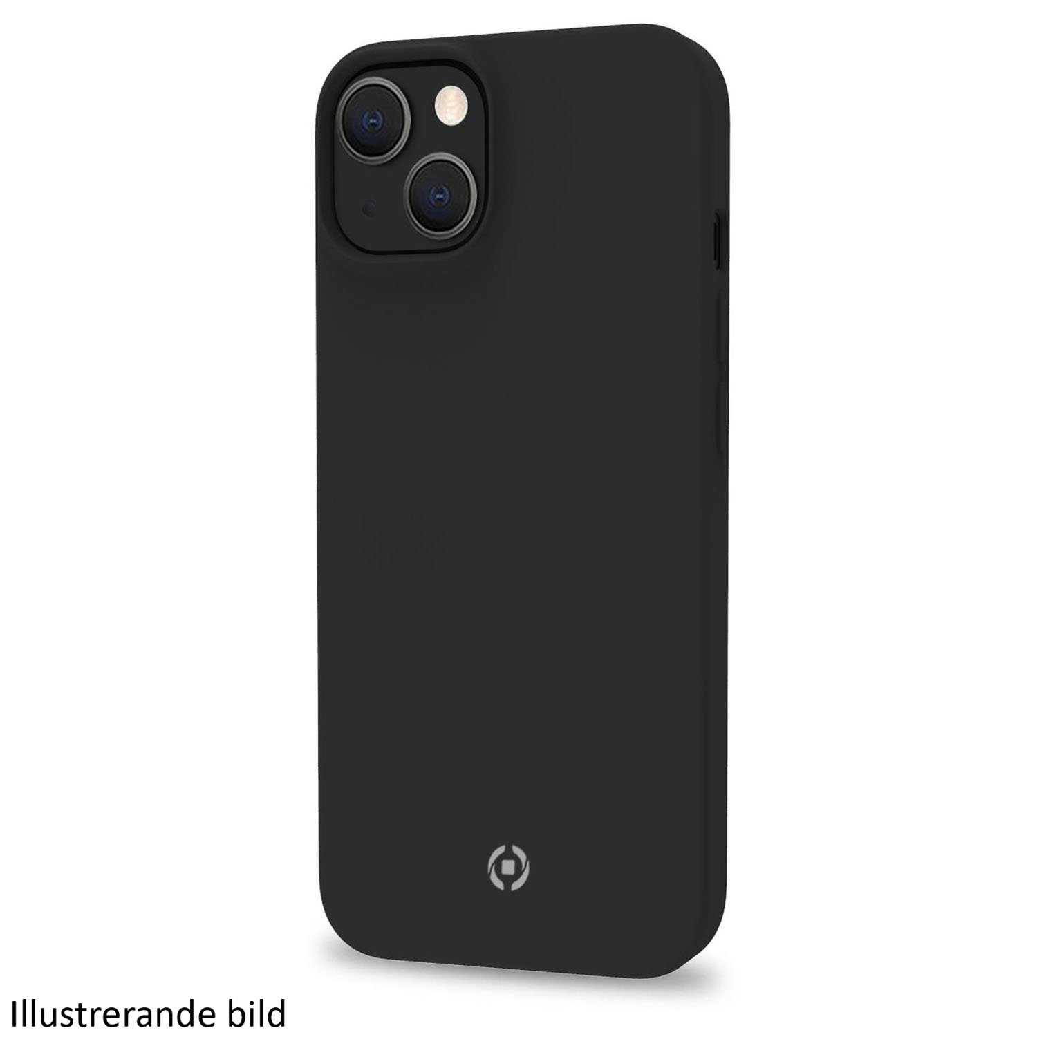 Celly Cromo Soft rubber case iPhone 15 Plus Svart
