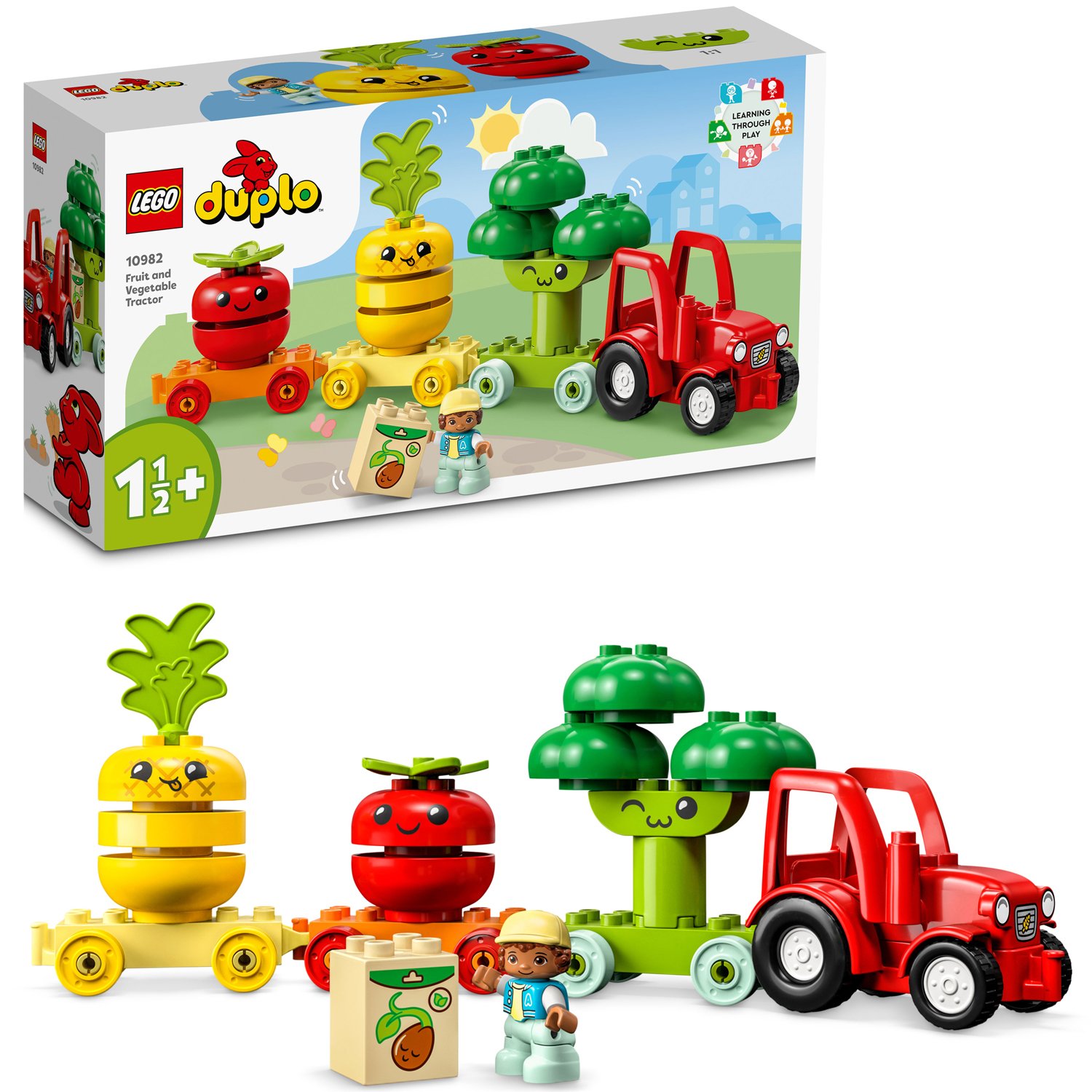 Läs mer om LEGO DUPLO - Frukt Och Grönsakstraktor 10982