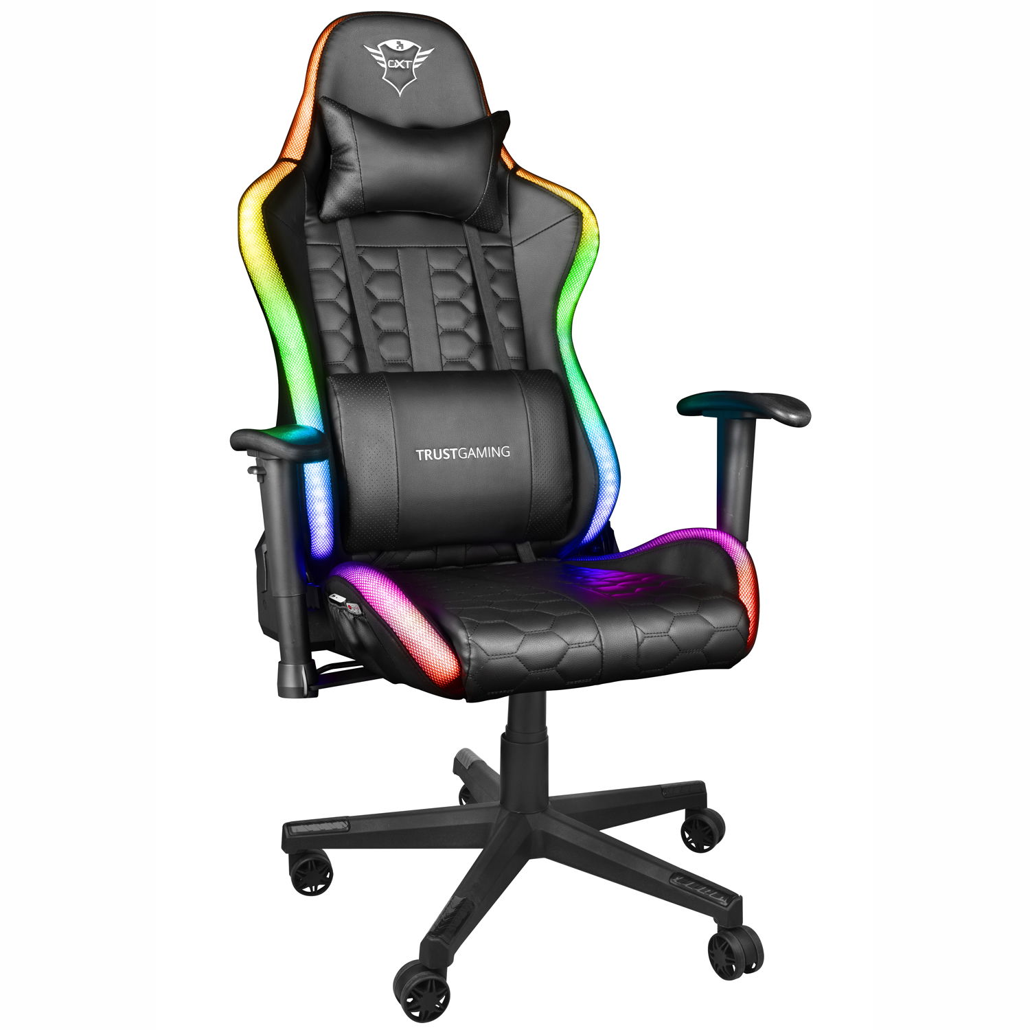 Läs mer om Trust GXT 716 Rizza RGB LED Gaming Chair