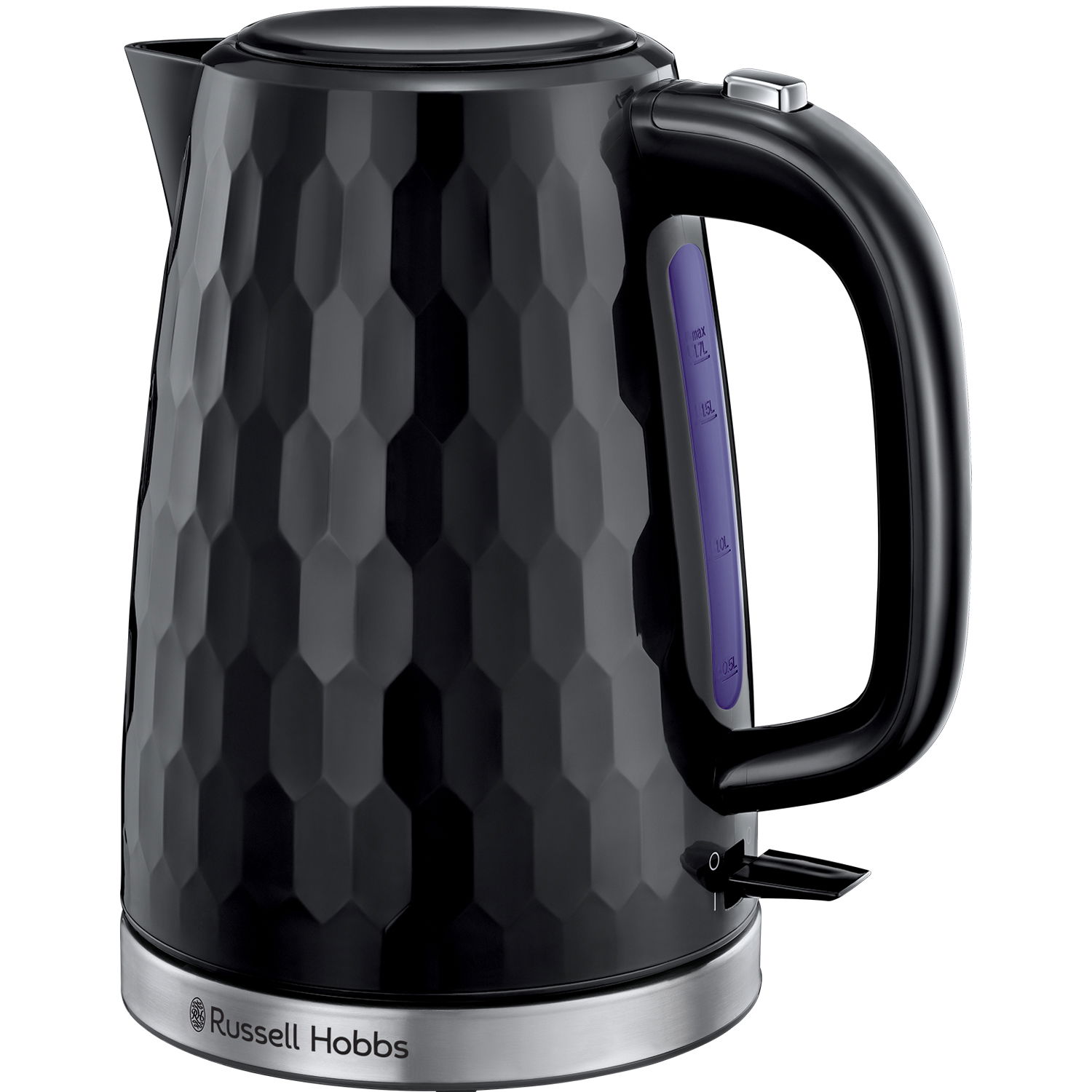 Läs mer om Russell Hobbs Vattenkokare 26051-70 Honeycomb Kettle Black