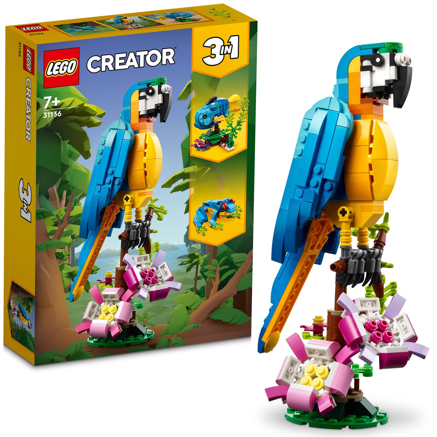 Läs mer om LEGO Creator - Exotisk Papegoja 31136