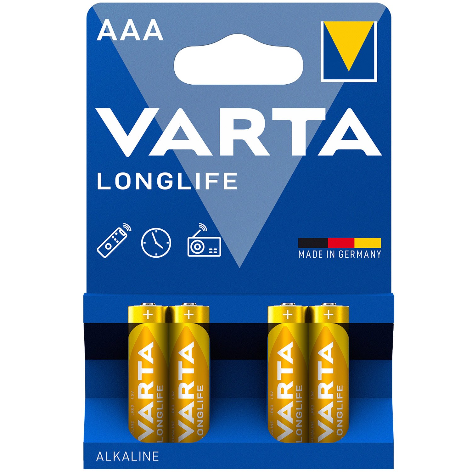 Läs mer om Varta Longlife AAA / LR03 Batteri 4-pack