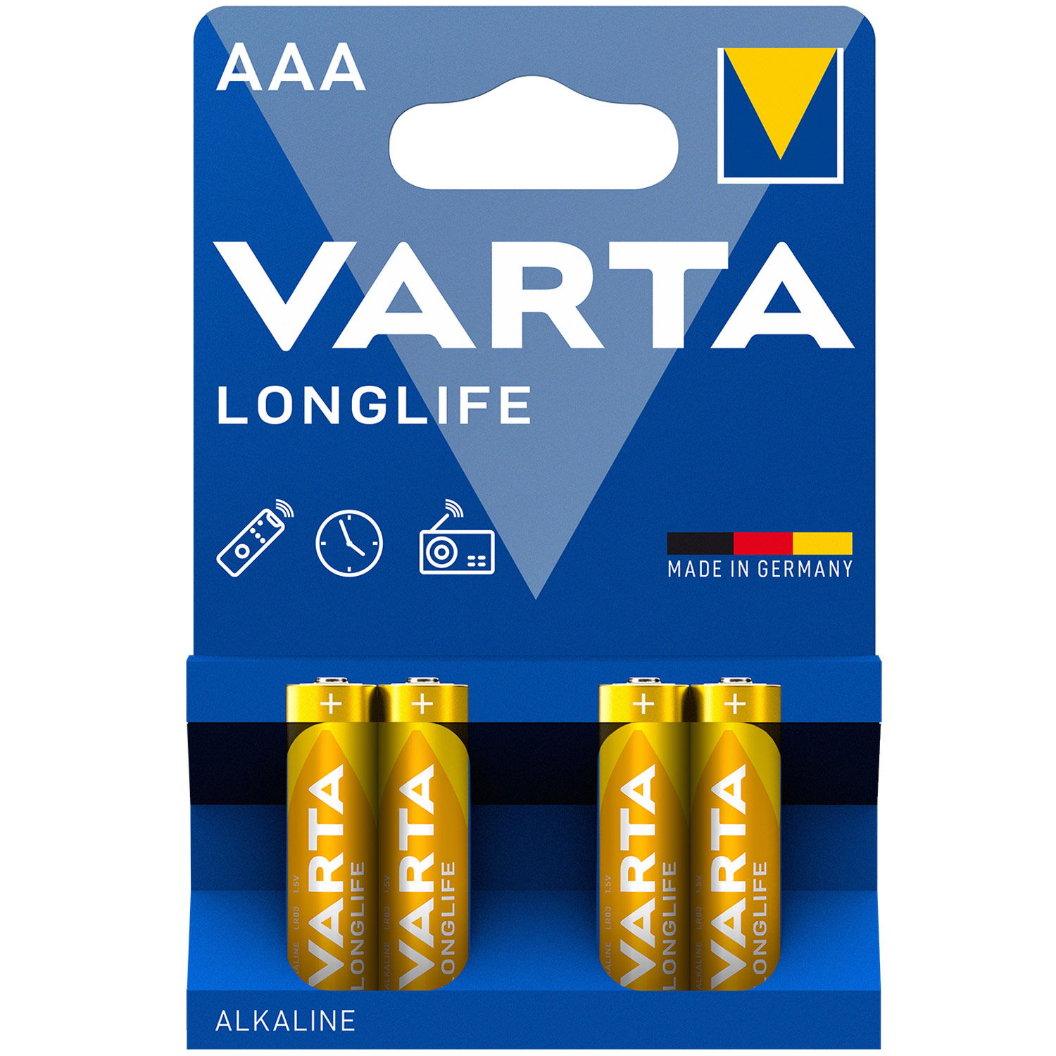 Varta Longlife AAA / LR03 Batteri 4-pack