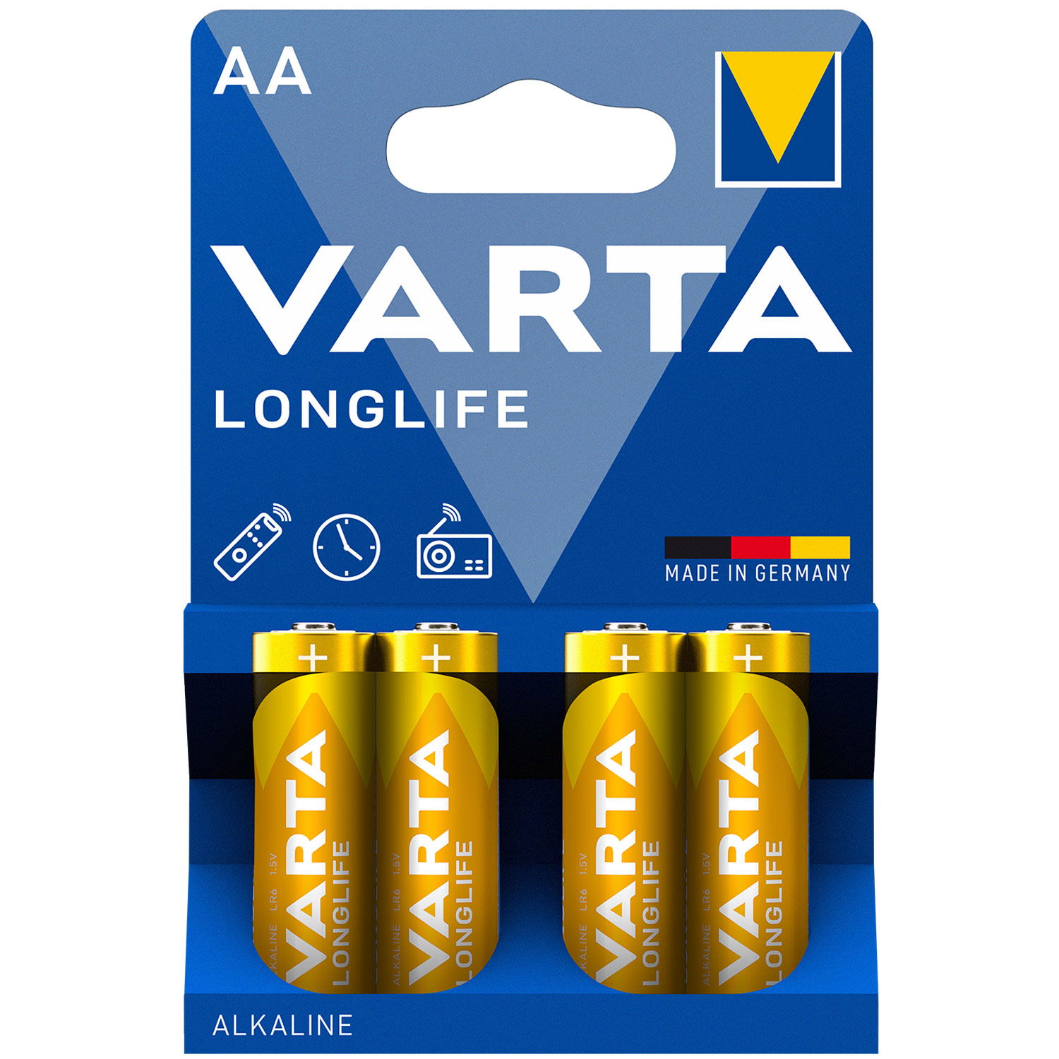 Läs mer om Varta Longlife AA / LR6 Batteri 4-pack