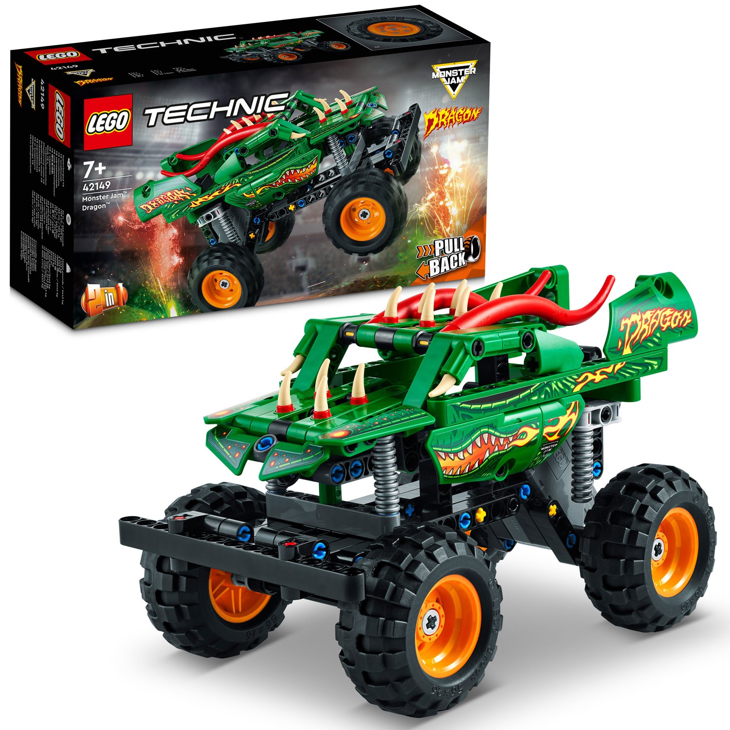 Läs mer om LEGO Technic - Monster Jam Dragon 42149