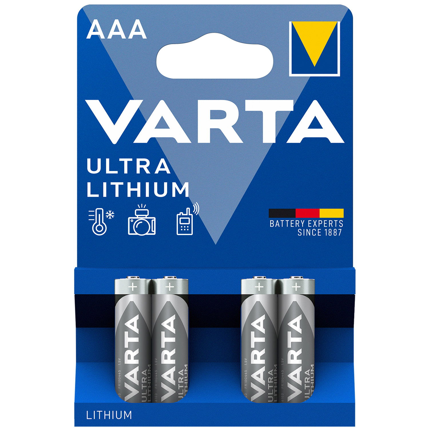 Läs mer om Varta Ultra Lithium AAA / LR03 Batteri 4-pack