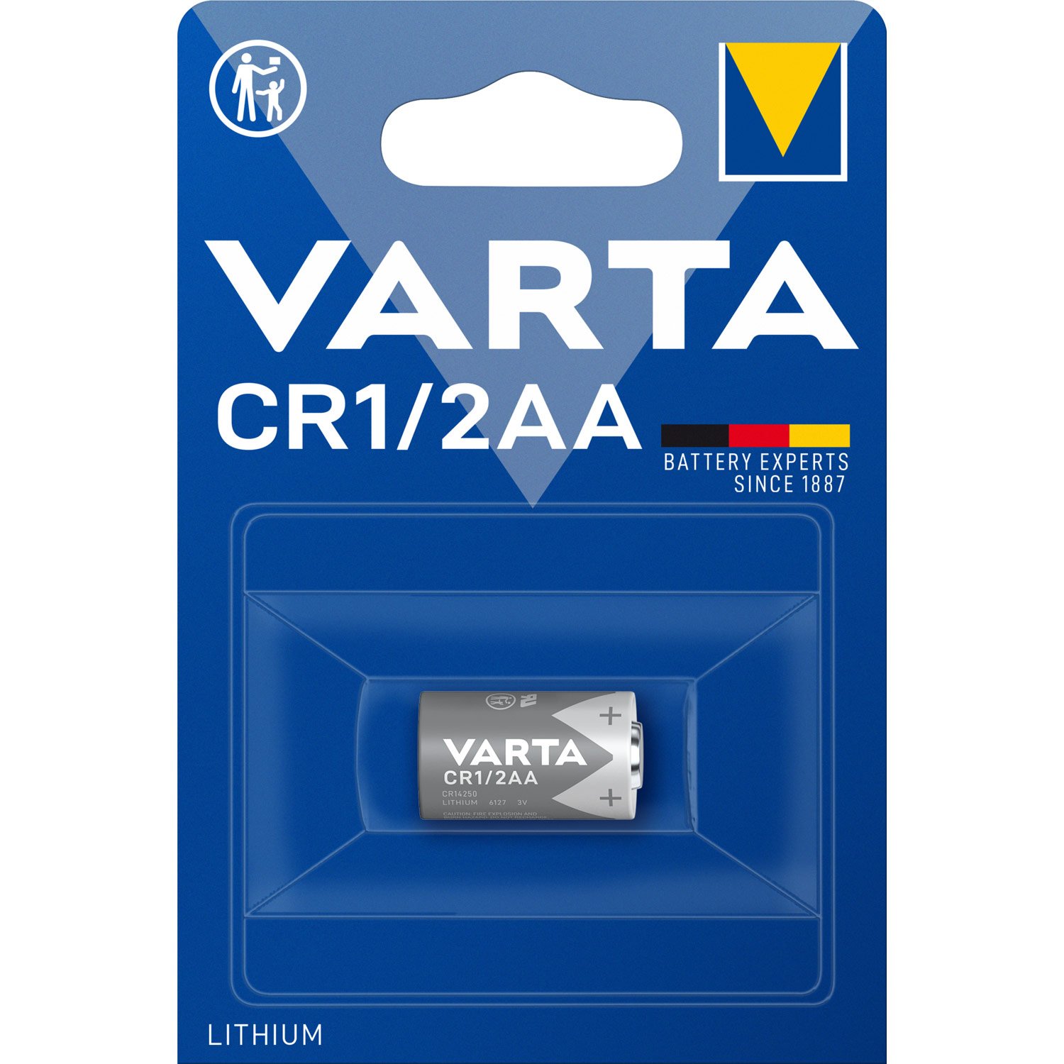 Läs mer om Varta CR1/2AA / 1/2AA 3V Lithium-batteri