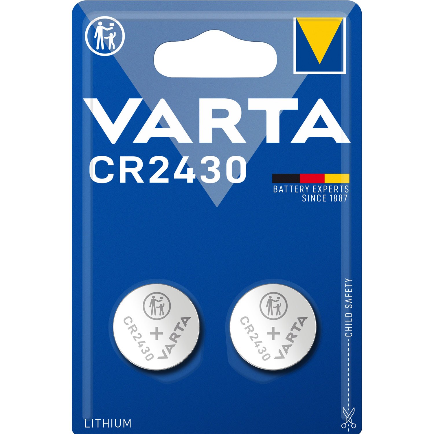 Läs mer om Varta CR2430 3V Lithium Knappcellsbatteri 2-pack