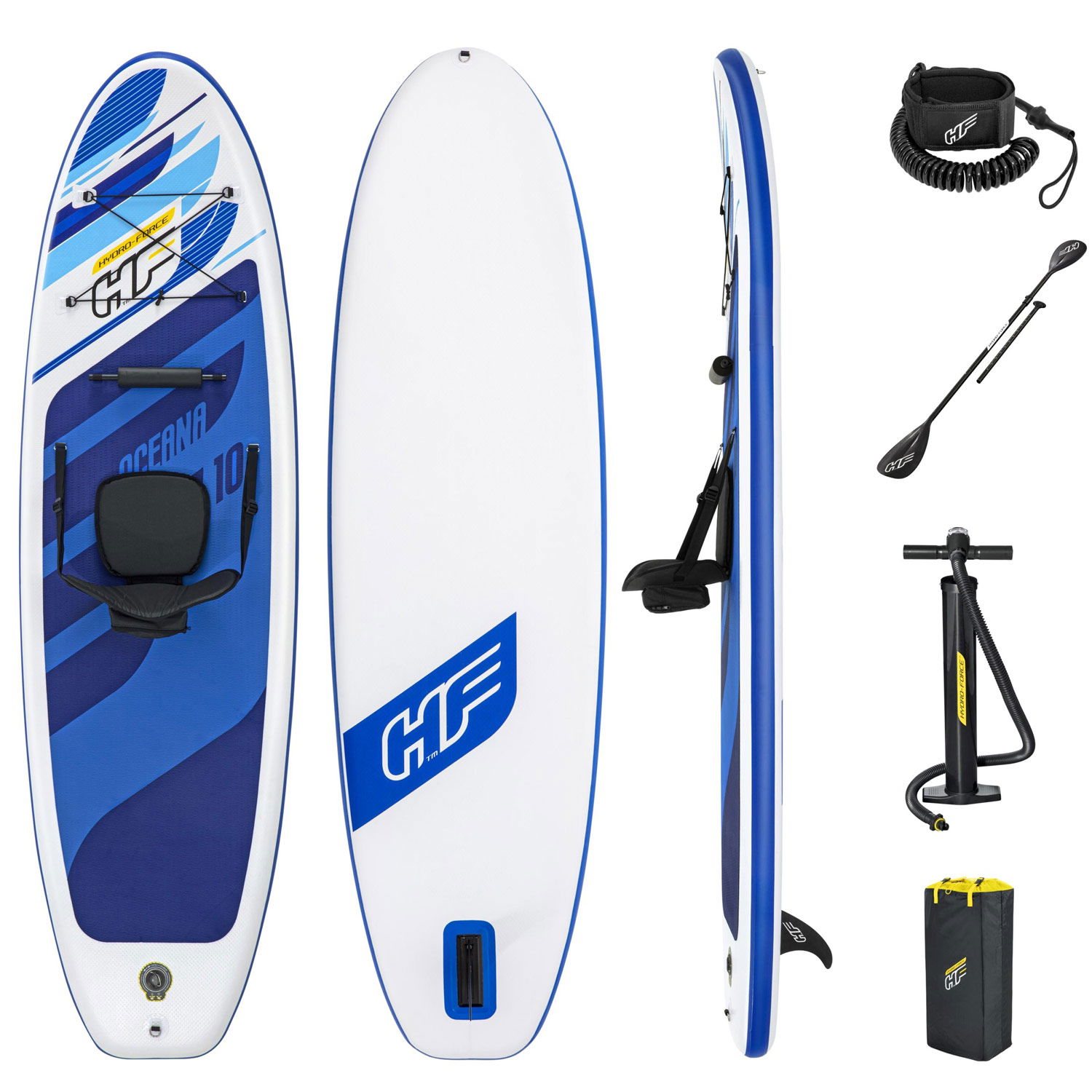 Läs mer om Bestway Hydro Force SUP Oceana Convertible Set