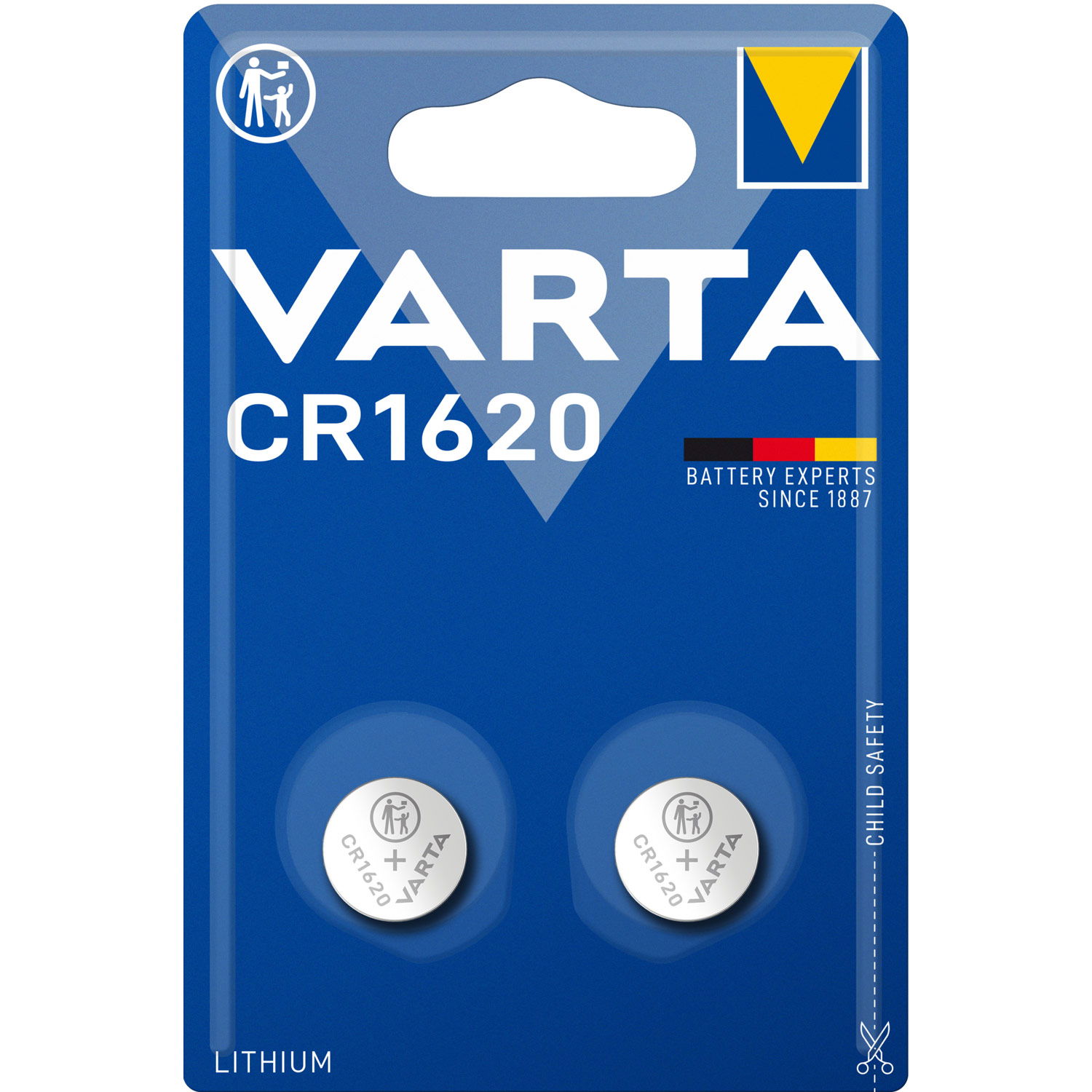 Läs mer om Varta CR1620 3V Lithium Knappcellsbatteri 2-pack