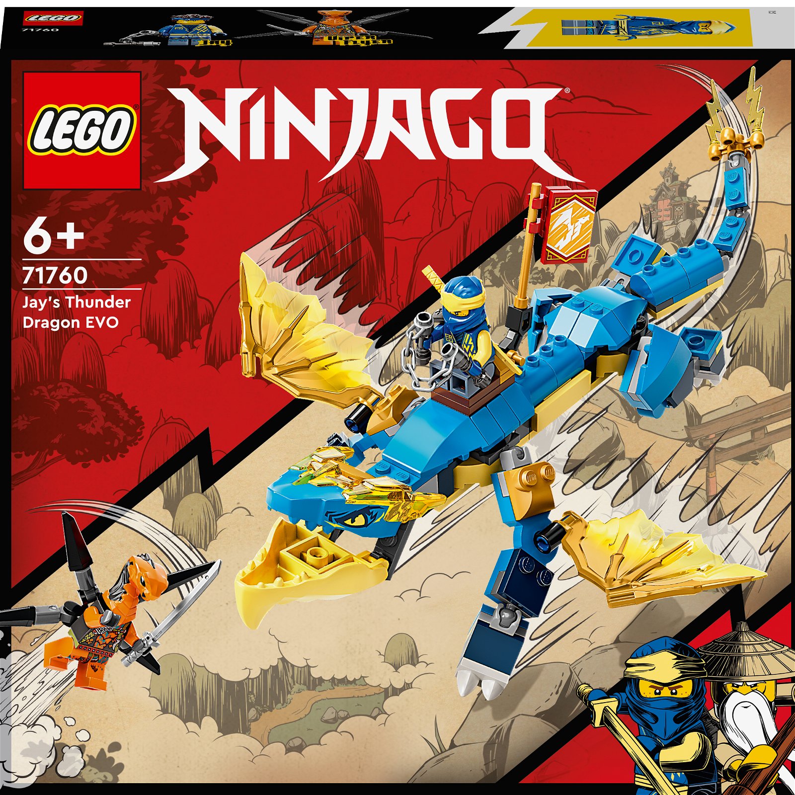 Läs mer om LEGO Ninjago - Jays åskdrake EVO 71760