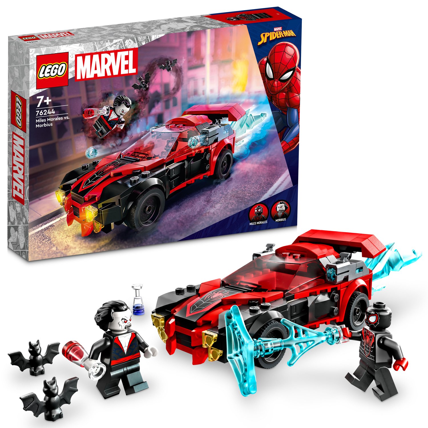 Läs mer om LEGO Miles Morales mot Morbius 76244