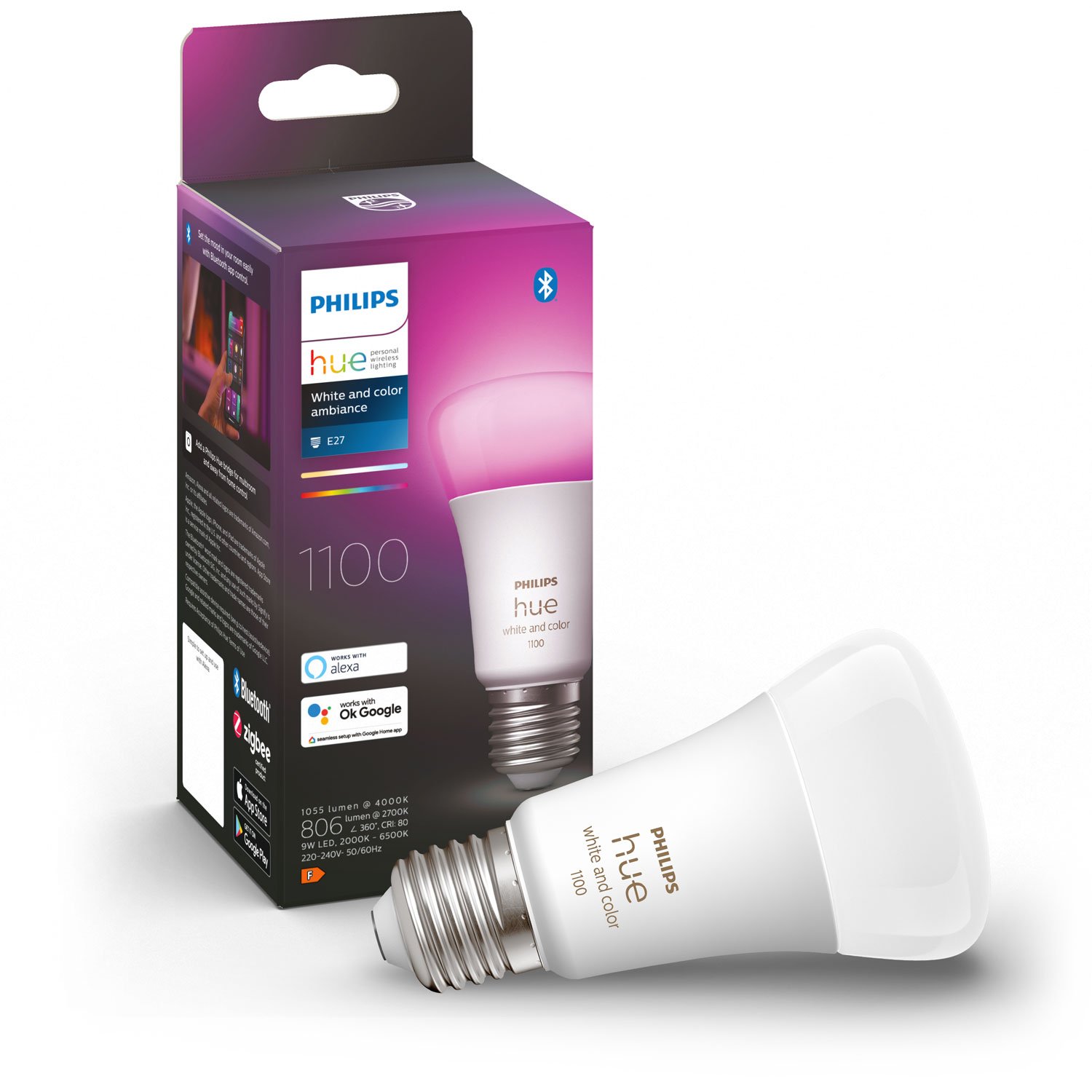 Läs mer om Philips Hue White Color Ambiance E27 1100lm 1-pack