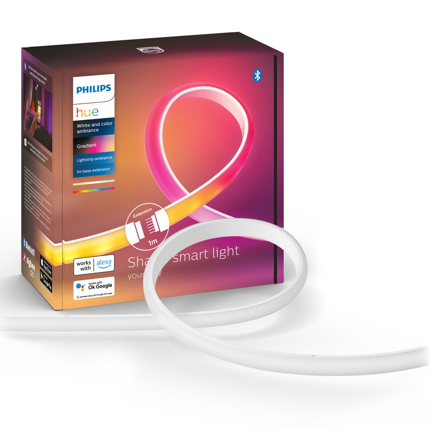 Läs mer om Philips Hue Gradient Lightstrip White/Color Extension