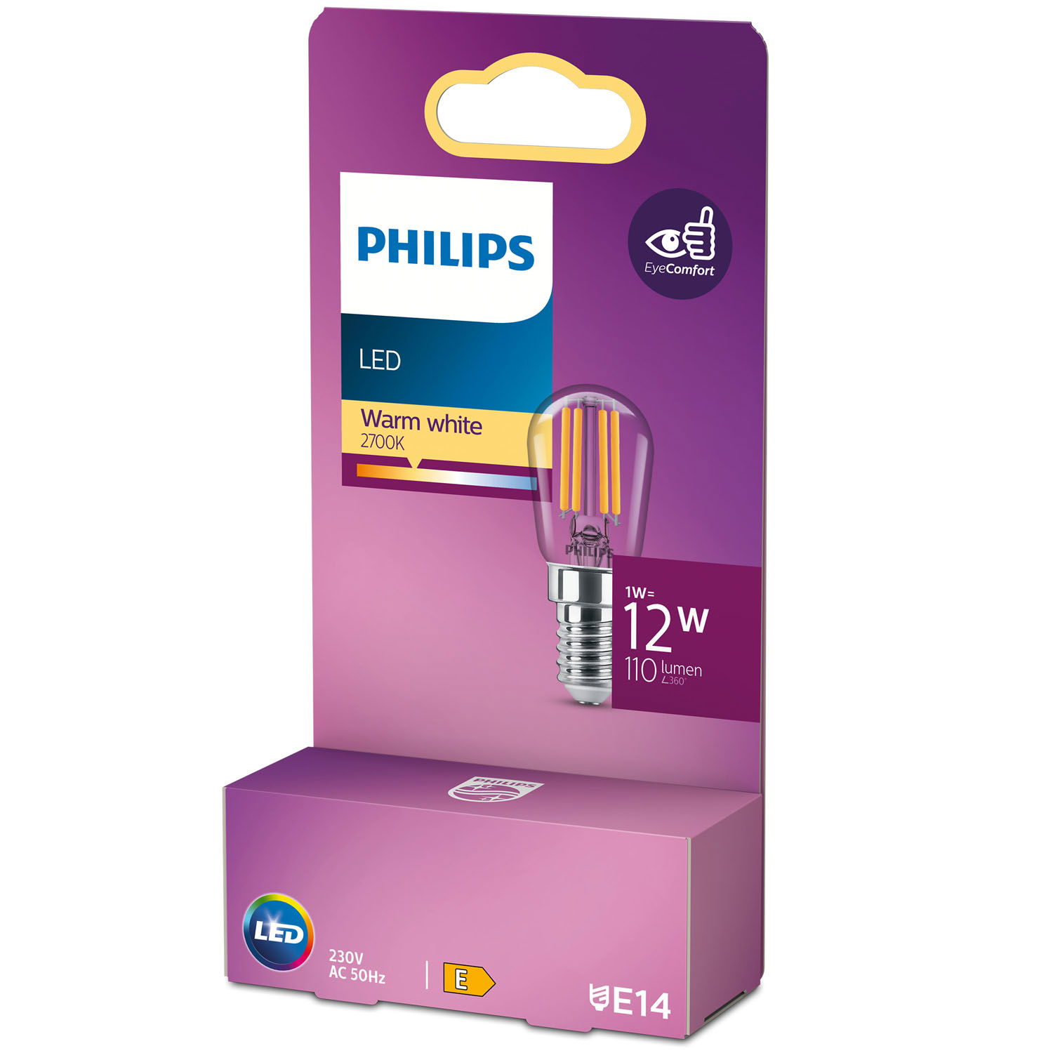 Läs mer om Philips LED E14 T25S 15W Klar 110lm