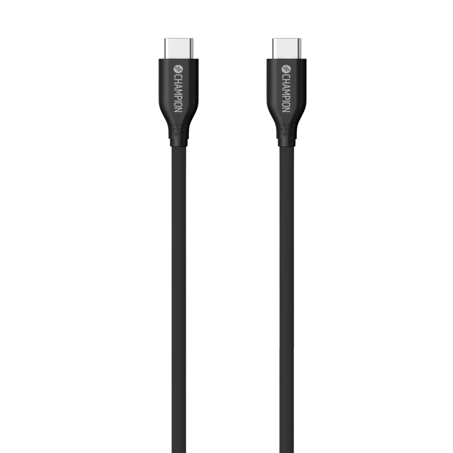 Läs mer om Champion USB-C Kabel 60W 2m Svart