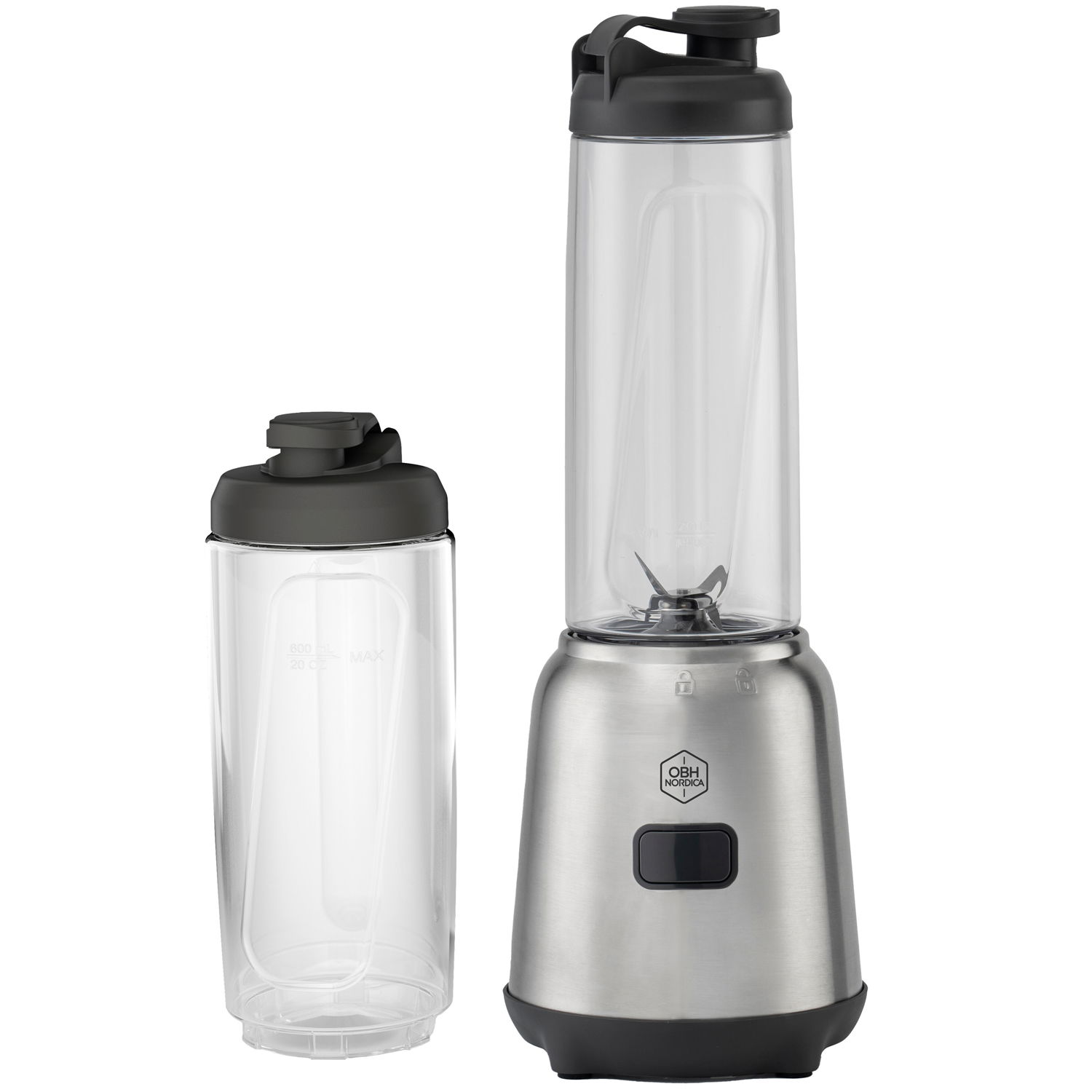 Läs mer om OBH Nordica Mix & Move Blender 2 x 0,6l. 300 W LH15FDS0