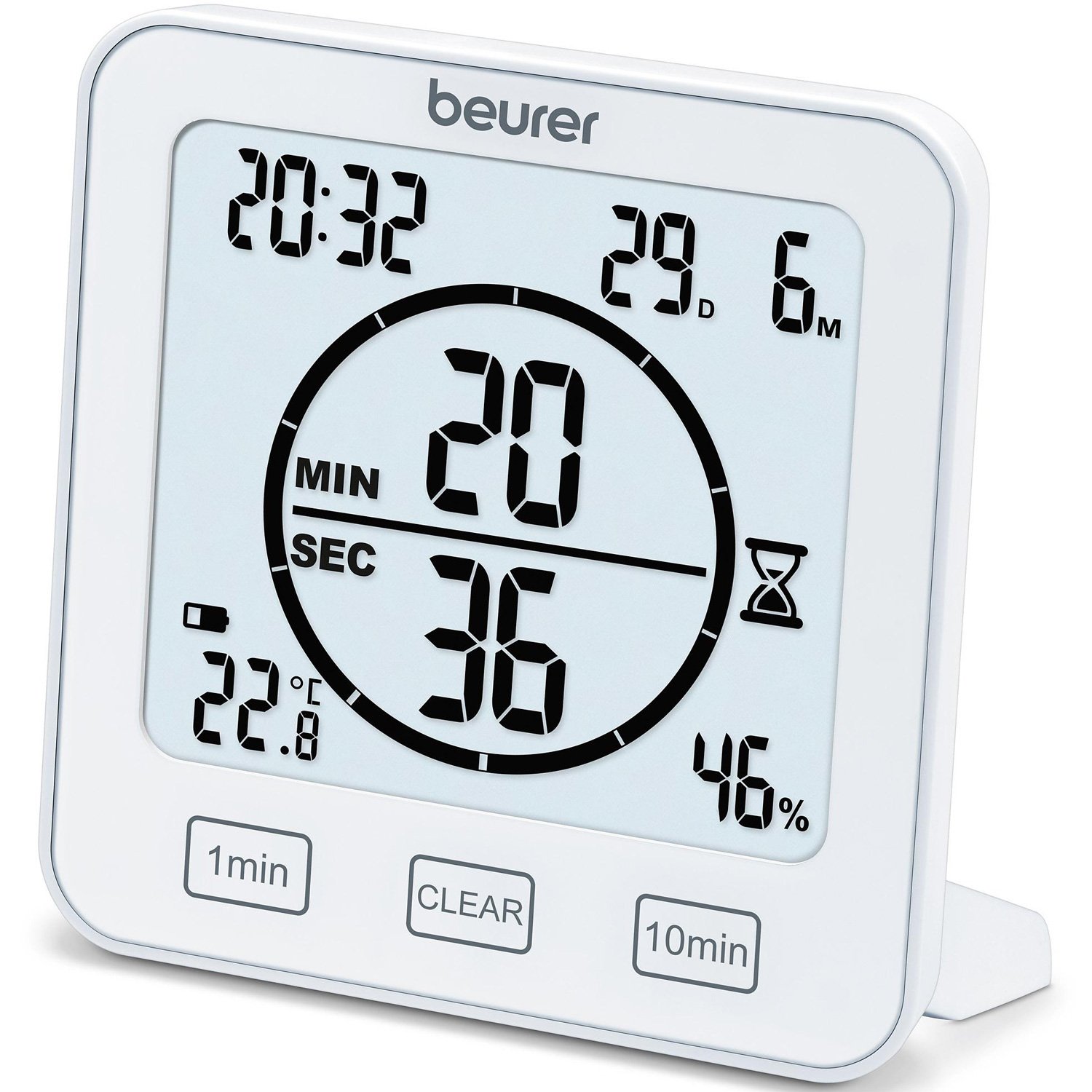 Läs mer om Beurer Thermo/Hygrometer HM22 Klocka