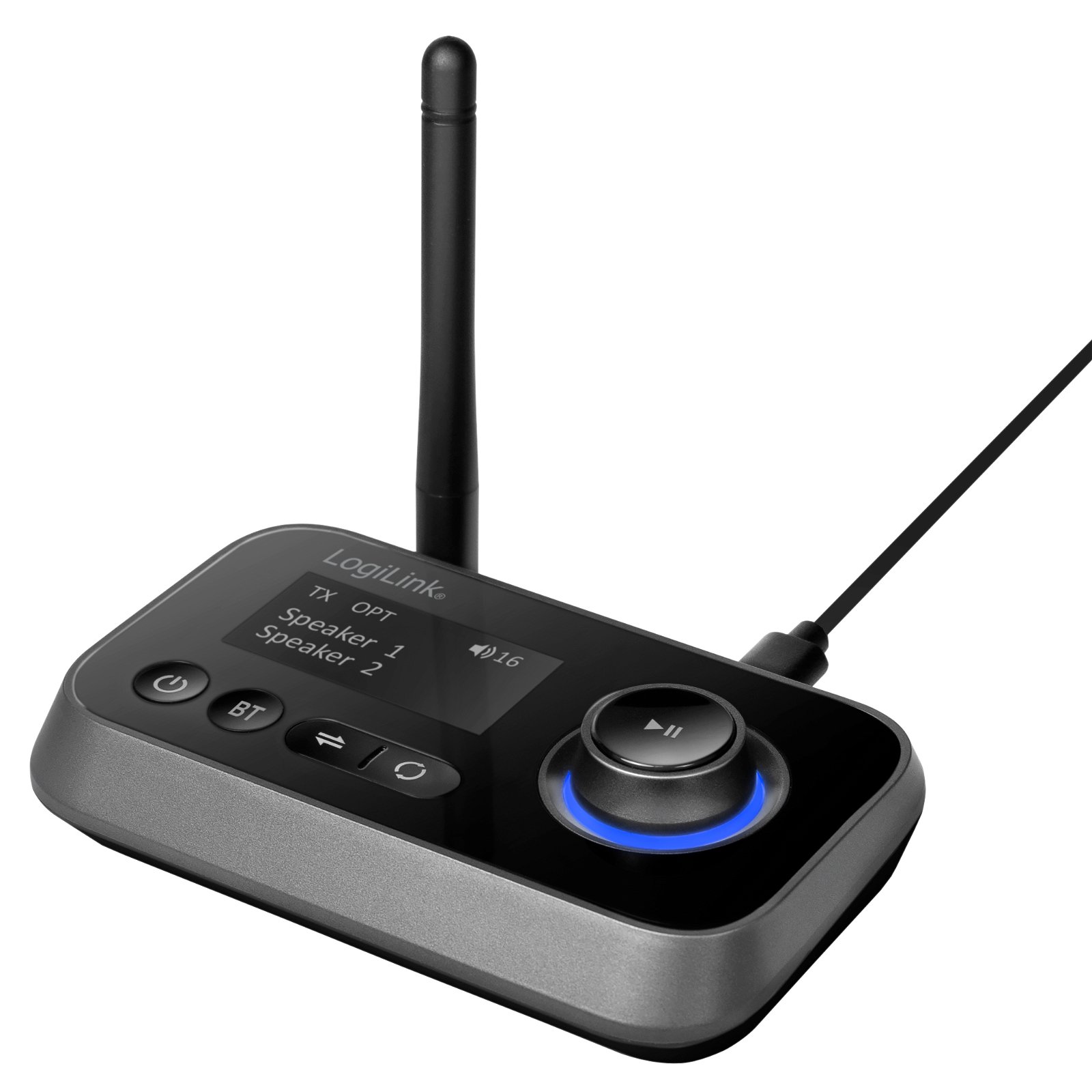 Läs mer om LogiLink Bluetooth 5.0 2-in-1 Audio sändare/mottagare