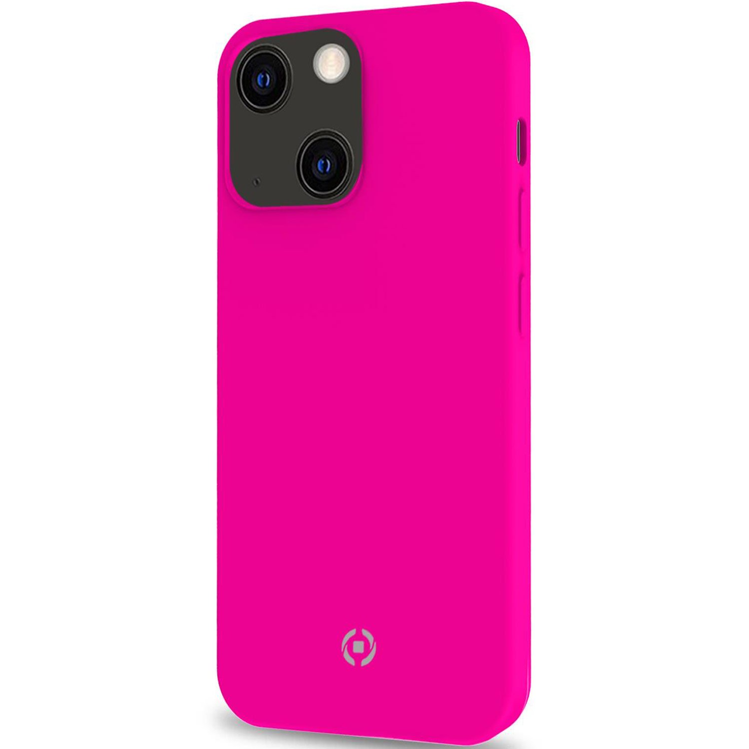 Celly Cromo Soft rubber case iPhone 13 Fluo Pink