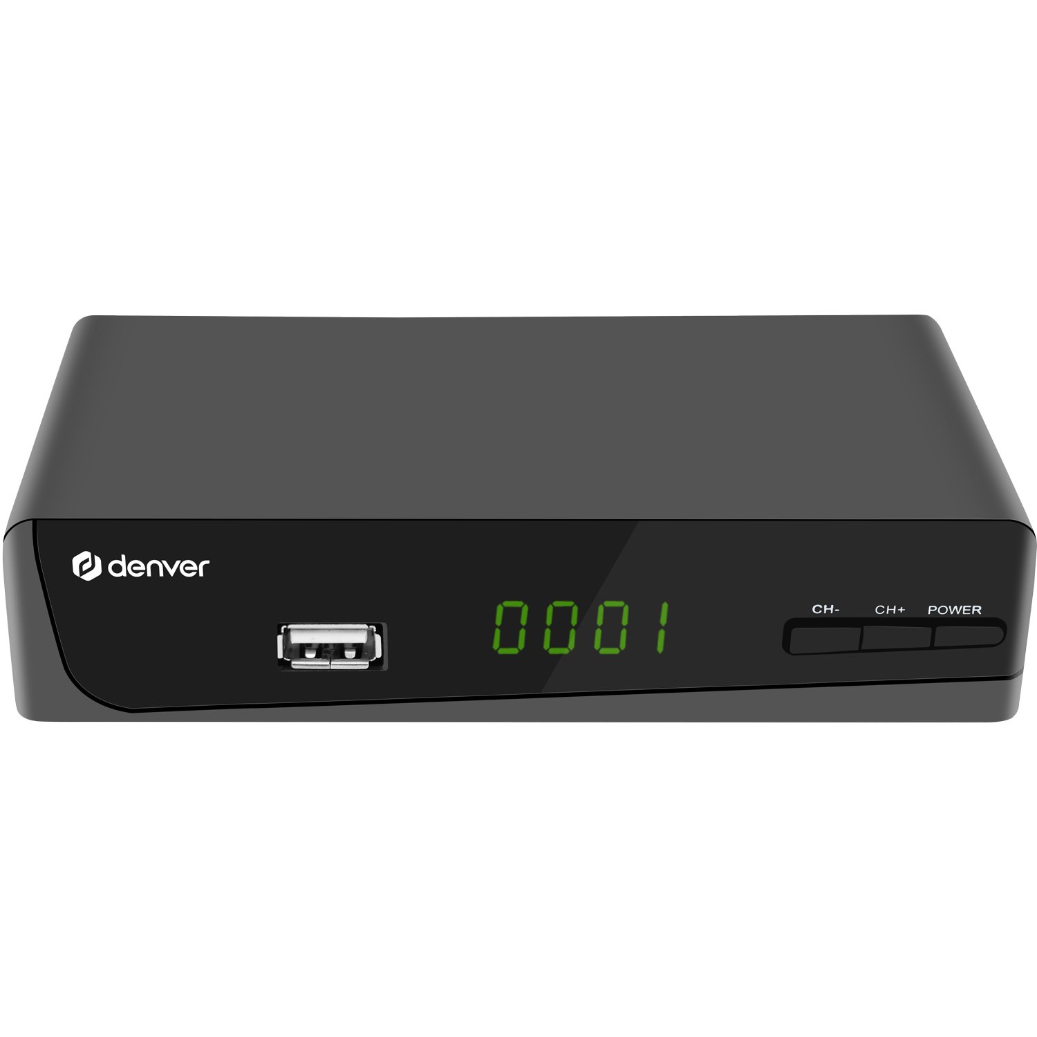 Denver DVB-T2-Box H.265 FTA Boxer USB media-ingång