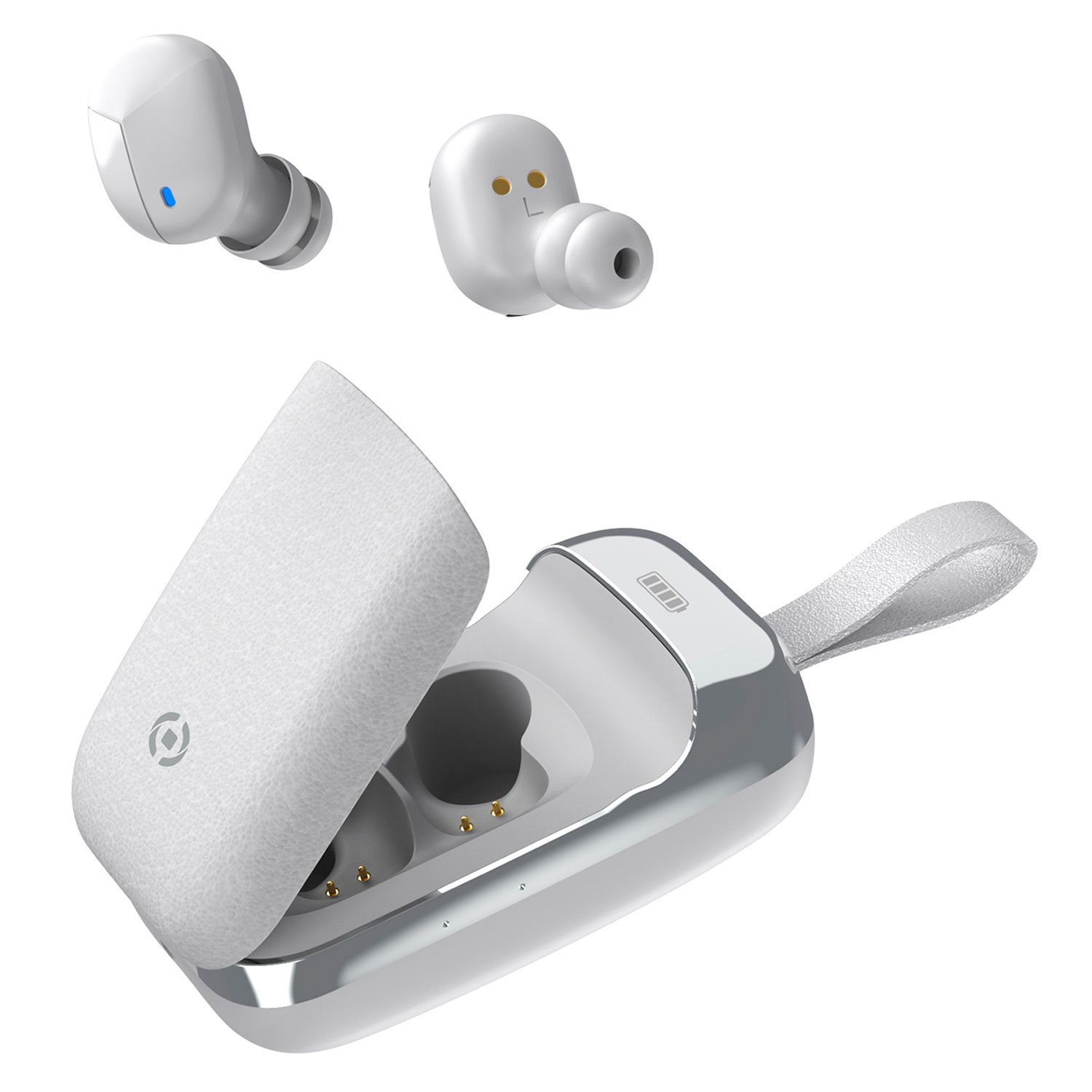 Celly Flip1 True Wireless Headset Earbuds Vit