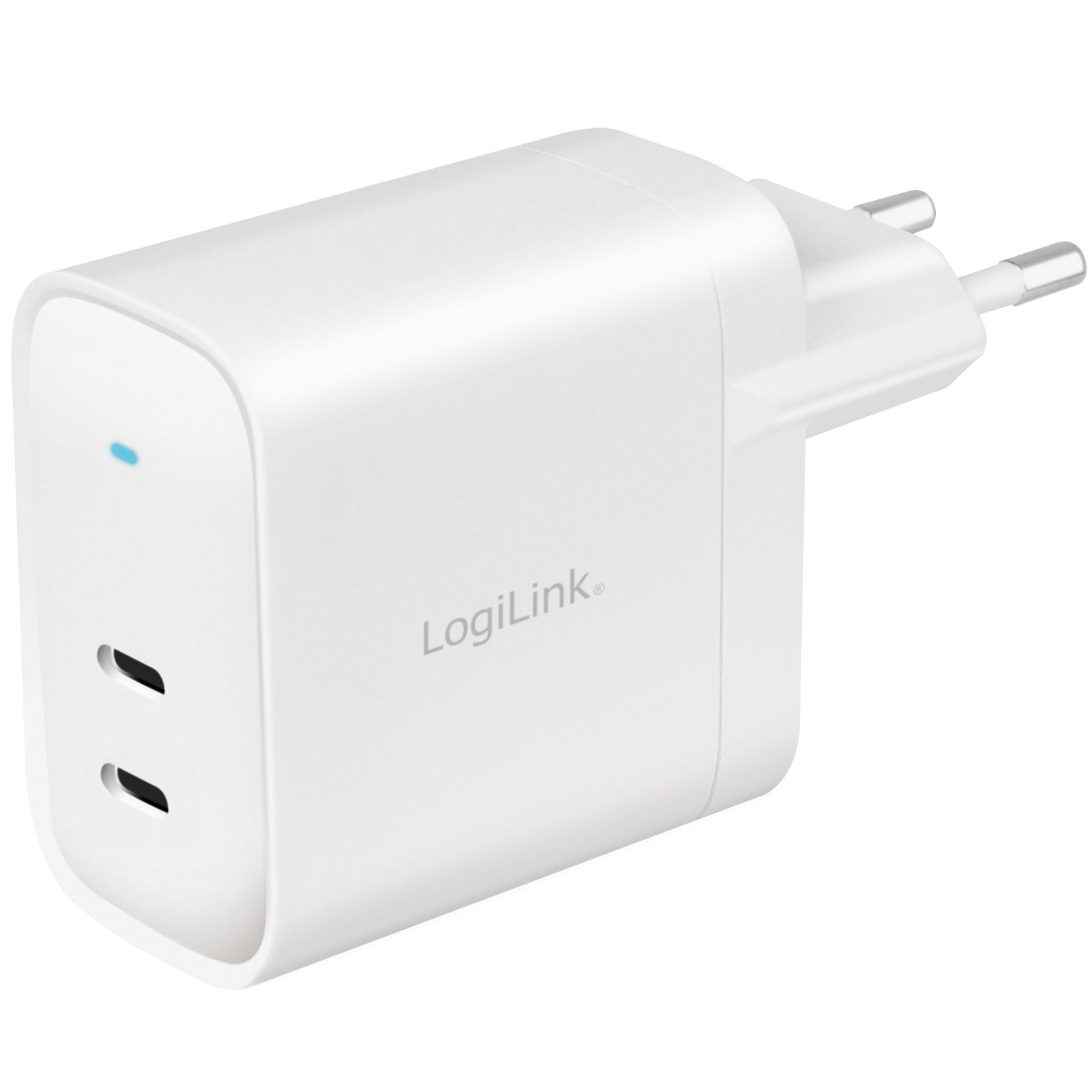Läs mer om LogiLink USB-laddare 2 x USB-C PD 65W GaN