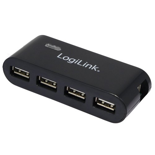 Läs mer om LogiLink USB 2.0-hub 4-port Svart
