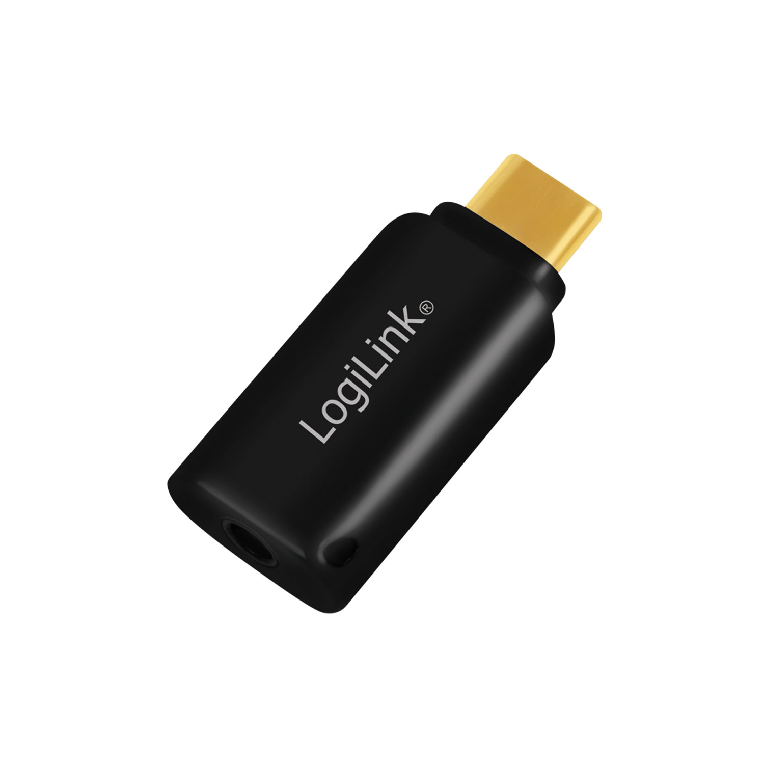 LogiLink USB-C 3,5mm-ljudadapter m DAC