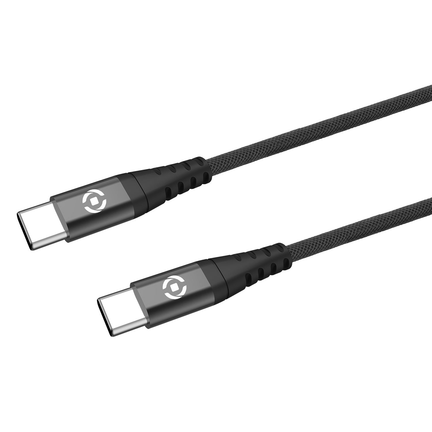 Celly USB-C - USB-C Cable Nylon USB-PD 60W 1m