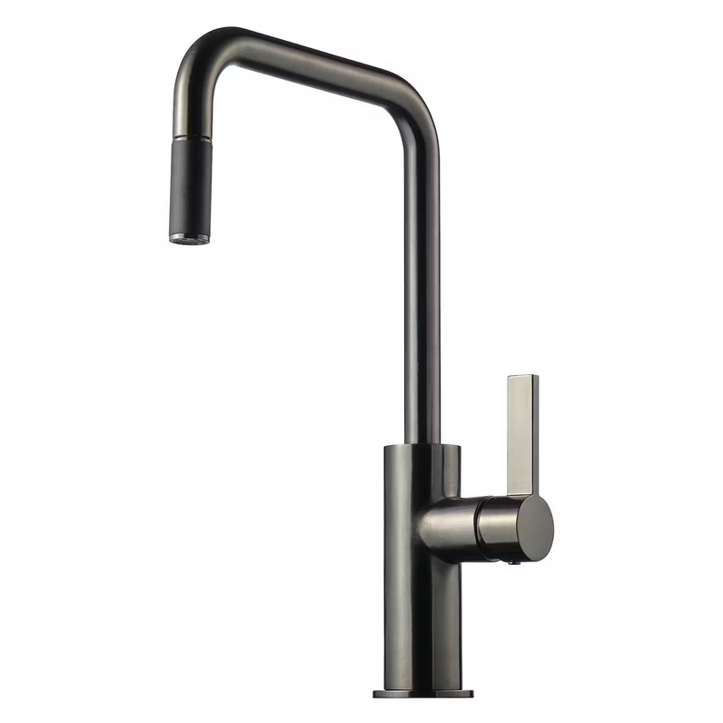 Läs mer om Tapwell Köksblandare ARM985 Brushed Black Chrome