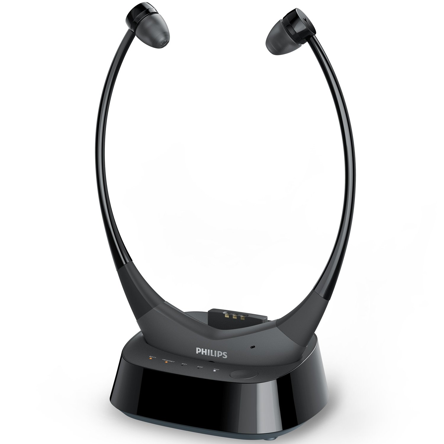 Läs mer om Philips TAE8005BK/00 Wireless In-ear TV headphones black