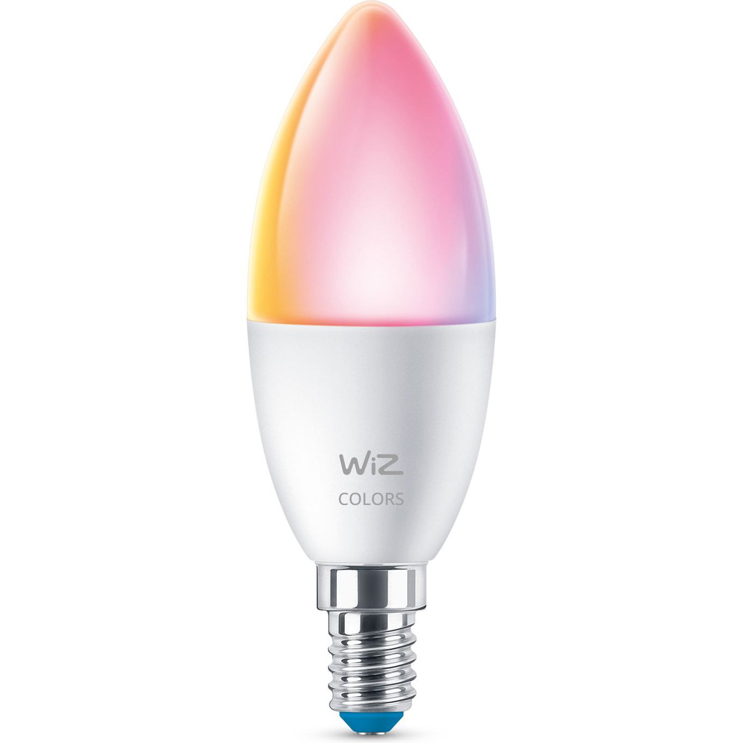 Läs mer om WiZ WiFi Smart LED E14 Kron 40W 470lm Färg