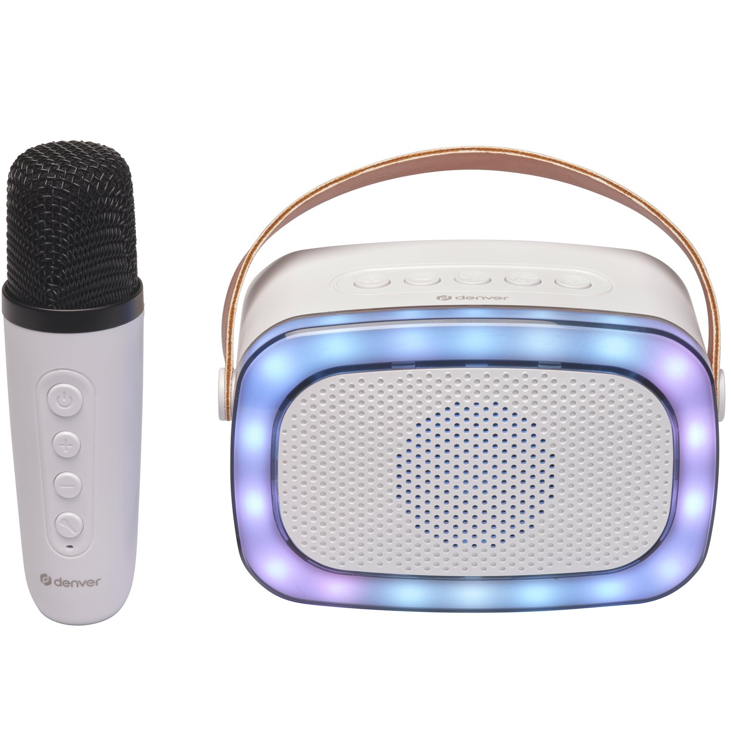 Denver BTM-610 BT-högtalare med mikrofon och karaoke-funktion