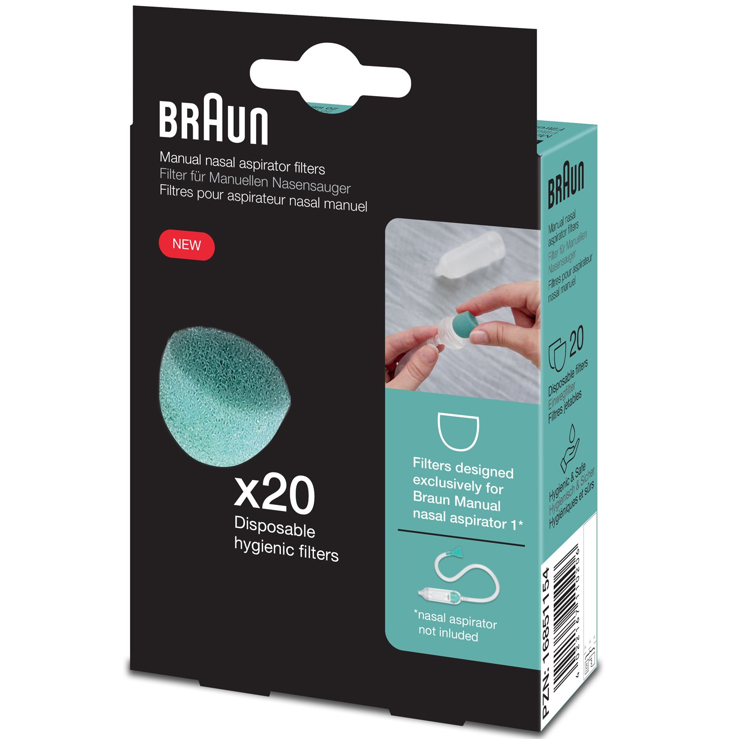 Läs mer om Braun Filter till manuell nässug BNF020E4