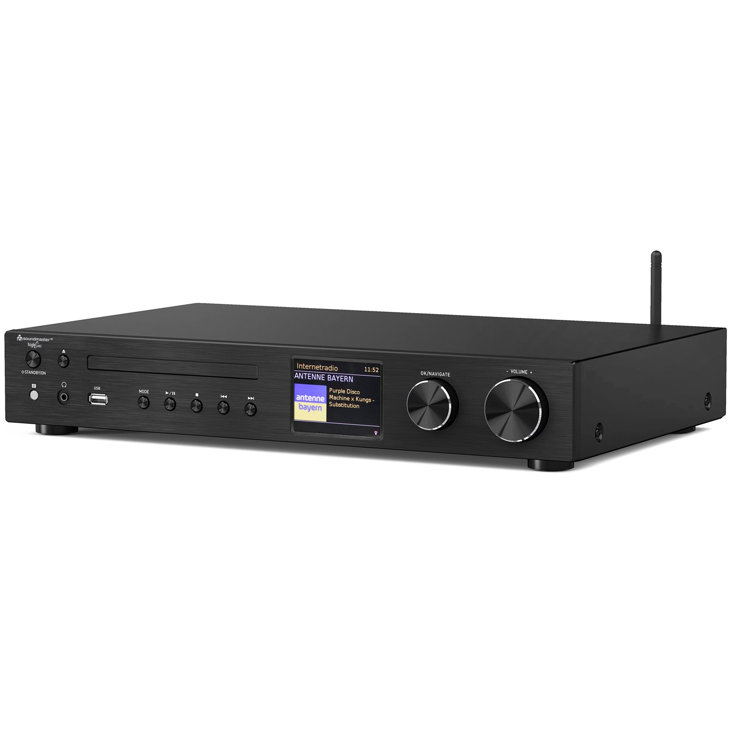 Läs mer om Soundmaster ICD4350SW Multi-ljudsystem med WLAN/LAN-Internet/DAB+/FM-radio, CD/MP3, USB, Bluetooth®, APP-styrd