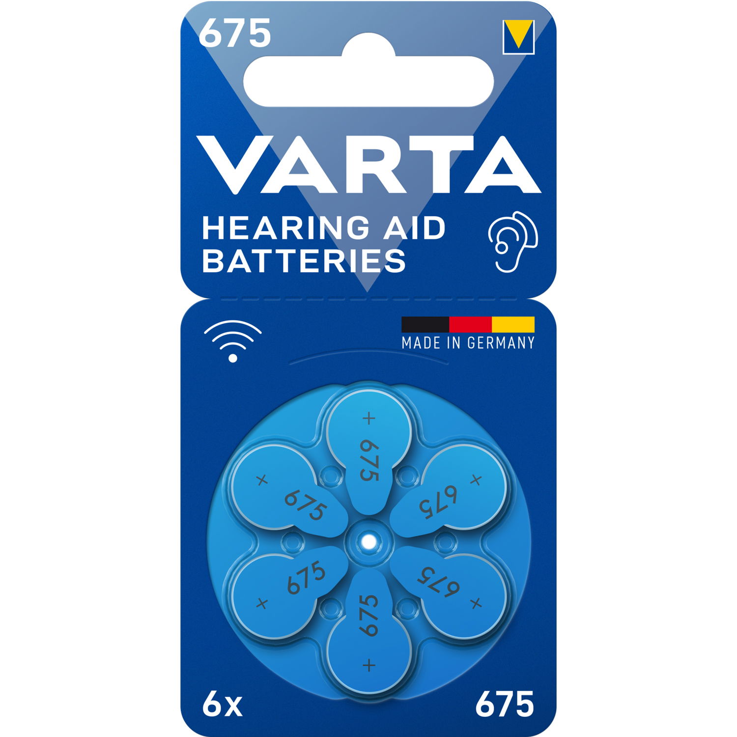 Läs mer om Varta Hörapparatsbatteri 675 / A675 / PR44 6-pack