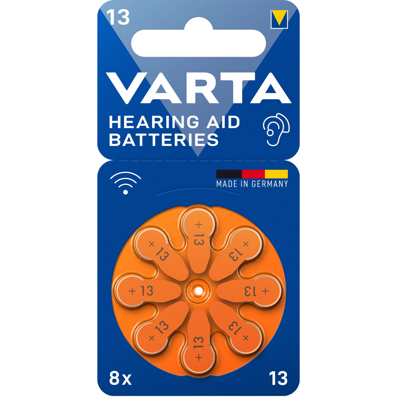 Läs mer om Varta Hörapparatsbatteri 13 / A13 / PR48 8-pack