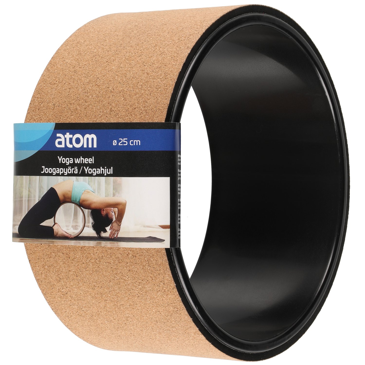 Läs mer om Atom Yogahjul Kork 25 cm